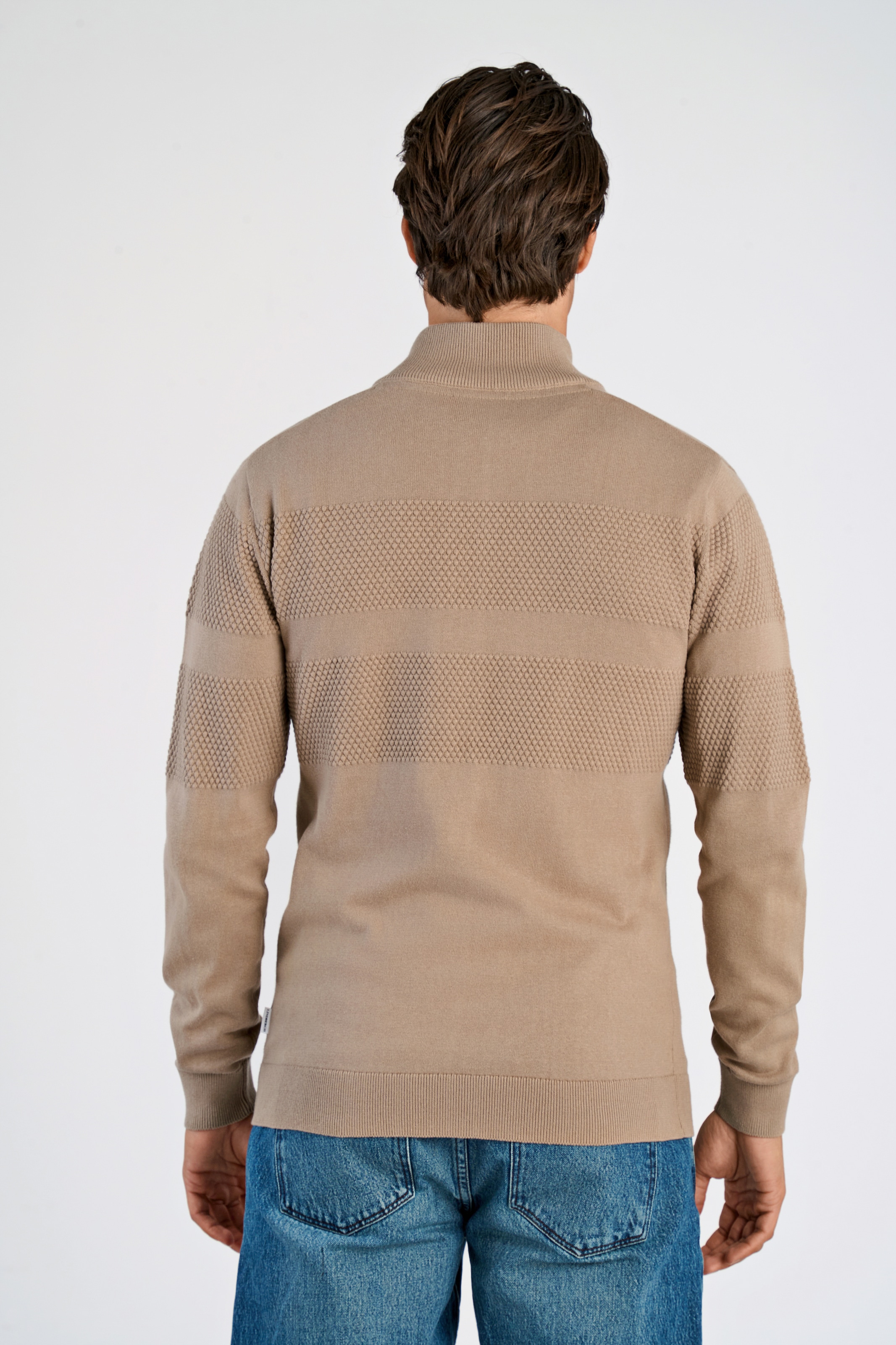 LINDBERGH Strickjacke mit Stehkragen und Reißverschluss