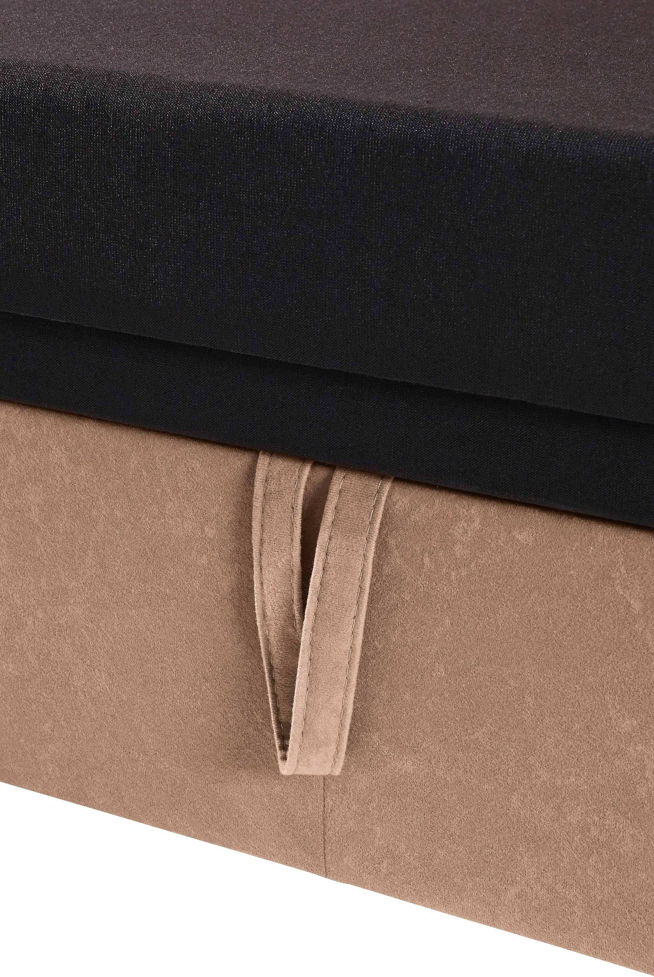 sit&more Wohnlandschaft »Pisa U-Form«, mit Federkern, wahlweise mit Bettfunktion
