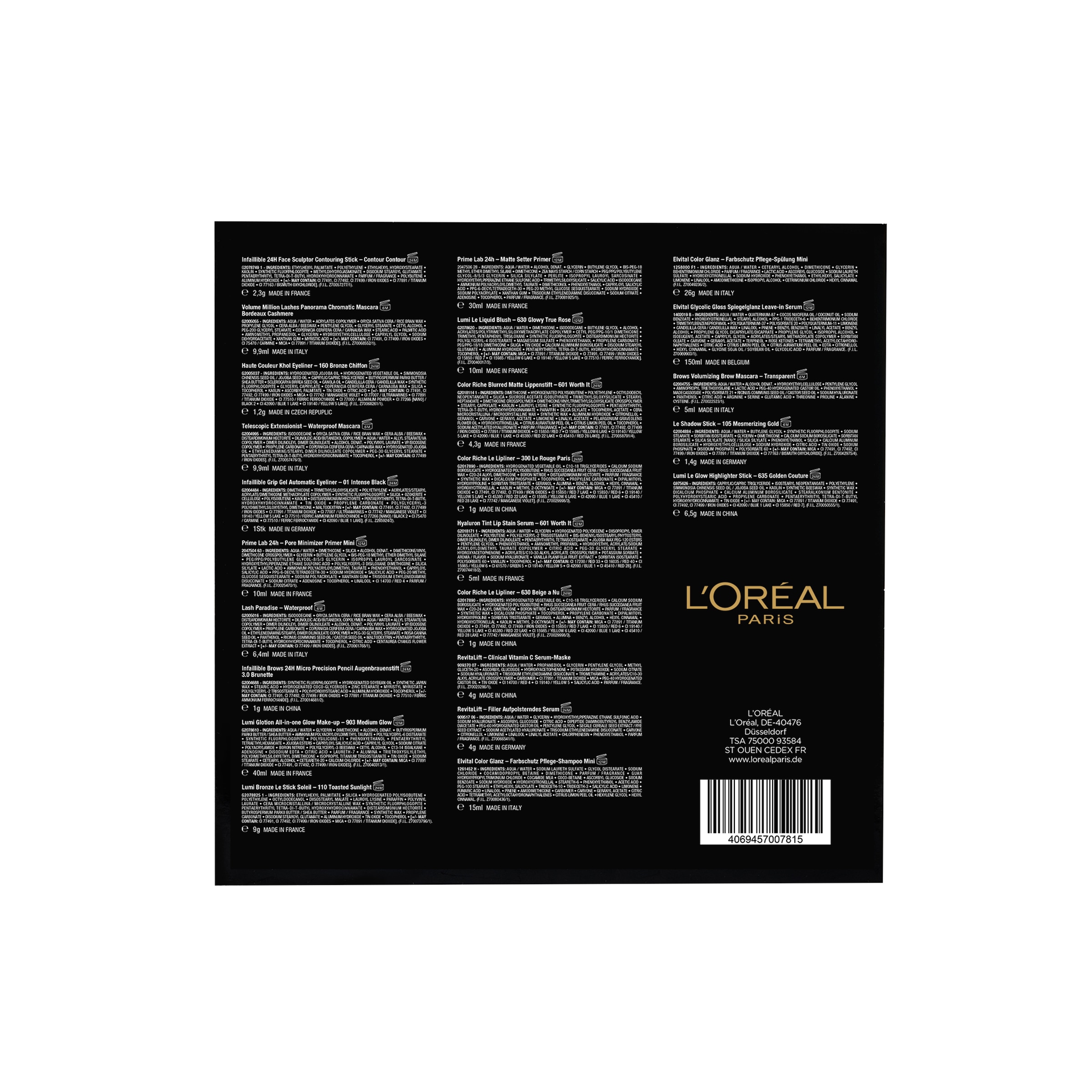 L'ORÉAL PARIS Kosmetik-Adventskalender »L'Oréal Paris Adventskalendar 2026« ab 13 Jahren