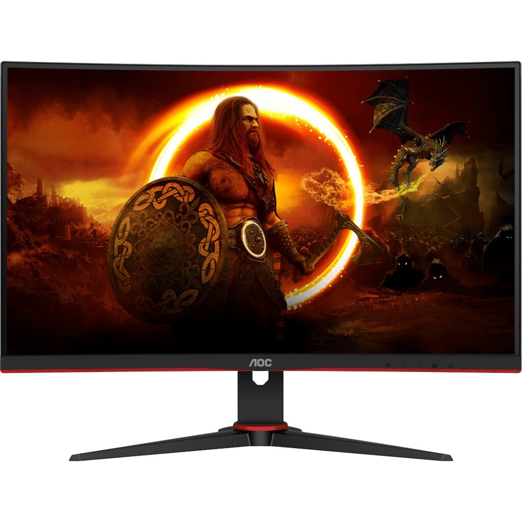 AOC Curved-Gaming-Monitor »C24G2AE/BK«, 59,9 cm/23,6 Zoll, 1920 x 1080 px, Full HD, 1 ms Reaktionszeit, 165 Hz