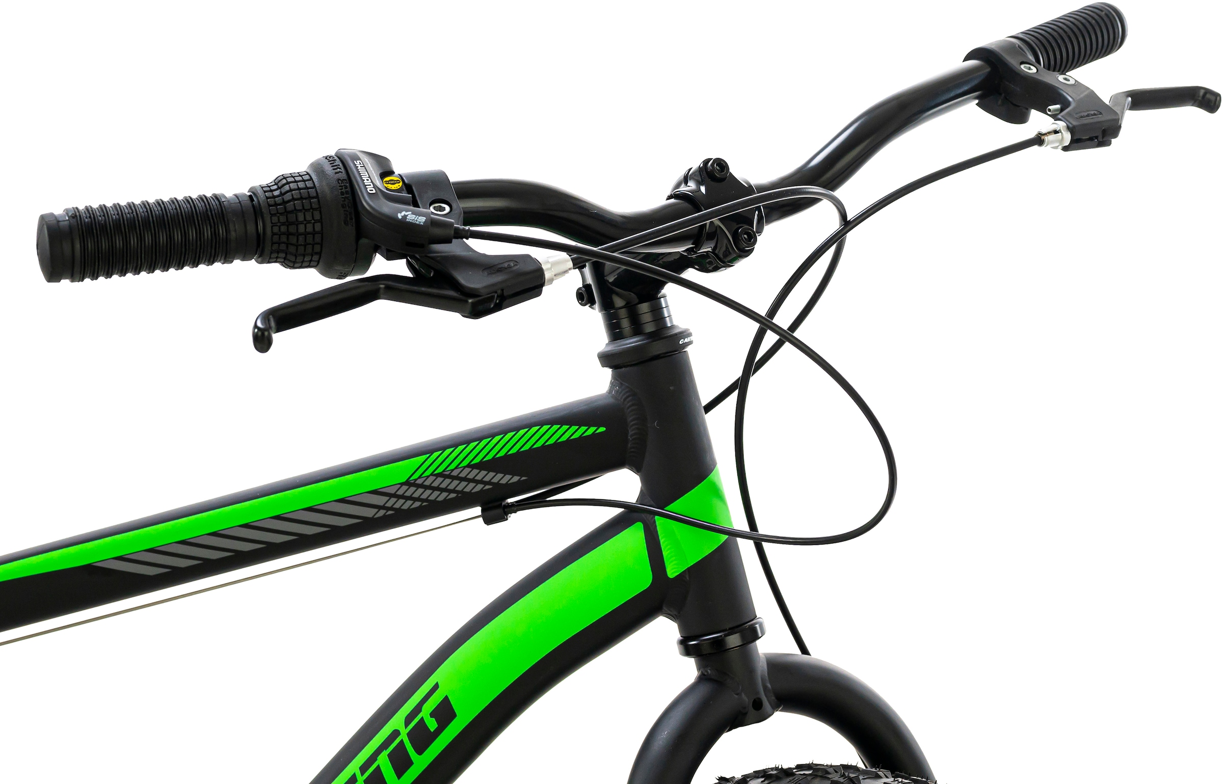 KS Cycling Fatbike »Fat - XTR«, 7 Gang, Shimano, Tourney Schaltwerk, Kettenschaltung, für Damen und Herren, Kettenschaltung