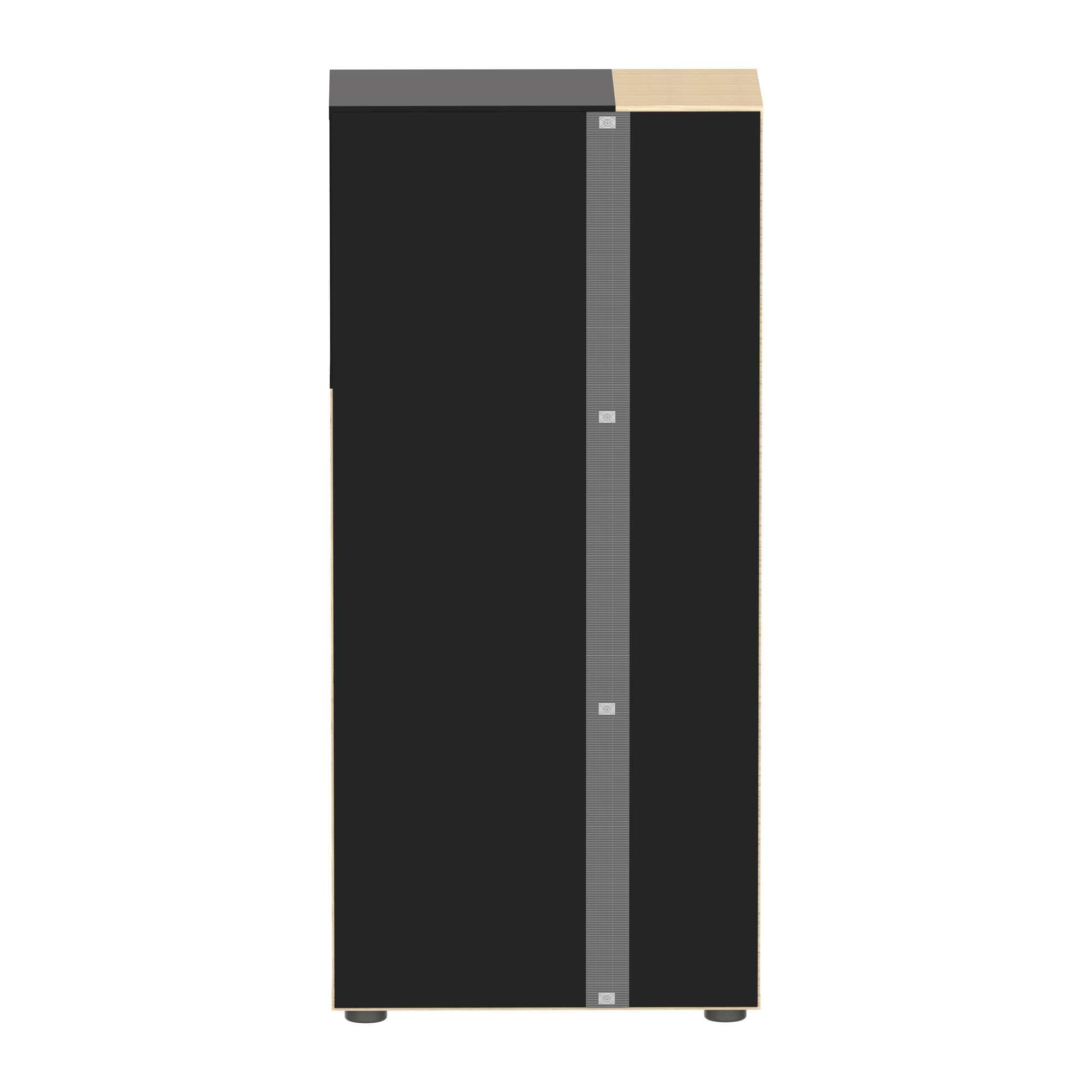 TemaHome Midischrank »Kube Badschrank, Aufbewahrung, Platzsparend, Höhe 109 cm«, mit einer Tür und offene Fächer