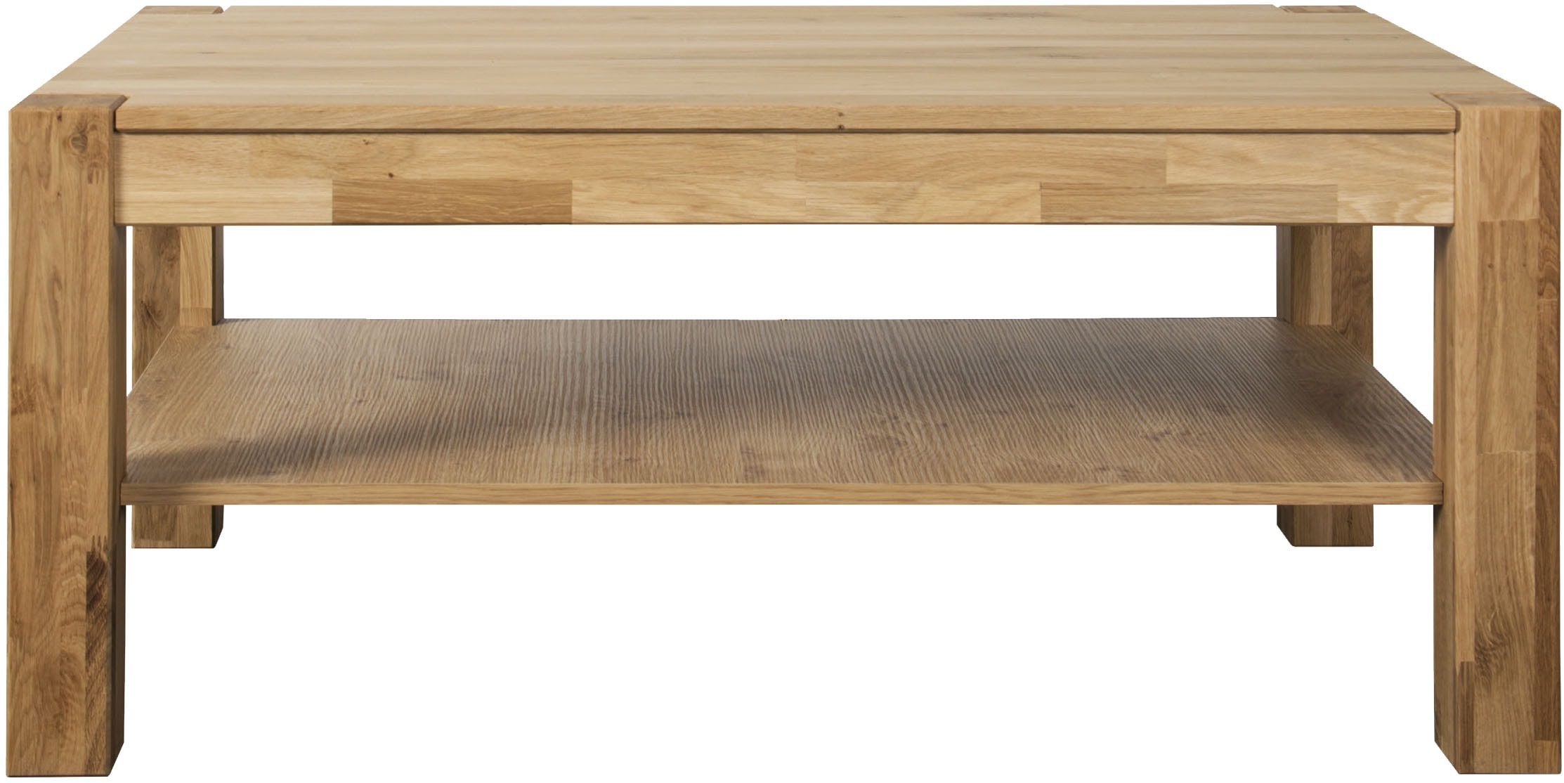 VOGL Möbelfabrik Couchtisch »Toronto«, in 2 Größe, mit Ablageboden, teilmassiv, Höhe 46 cm, Made in Germany