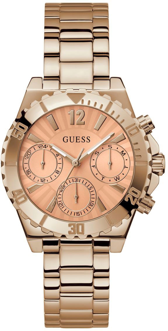 Guess Multifunktionsuhr »PHOEBE«, Armbanduhr, Quarzuhr, Damenuhr
