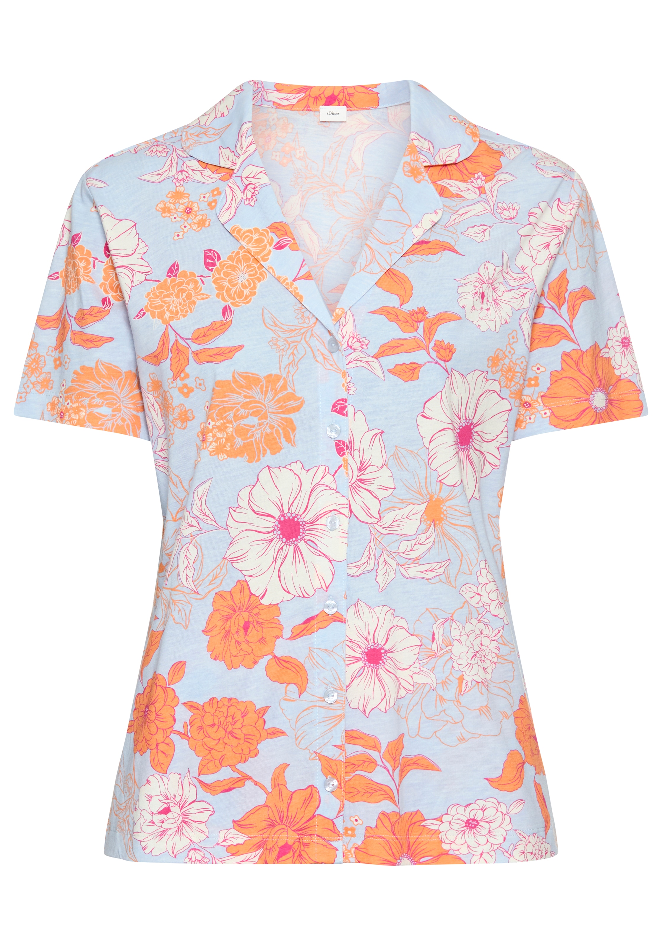 s.Oliver Shorty Set, 2 mit Blumen-Muster