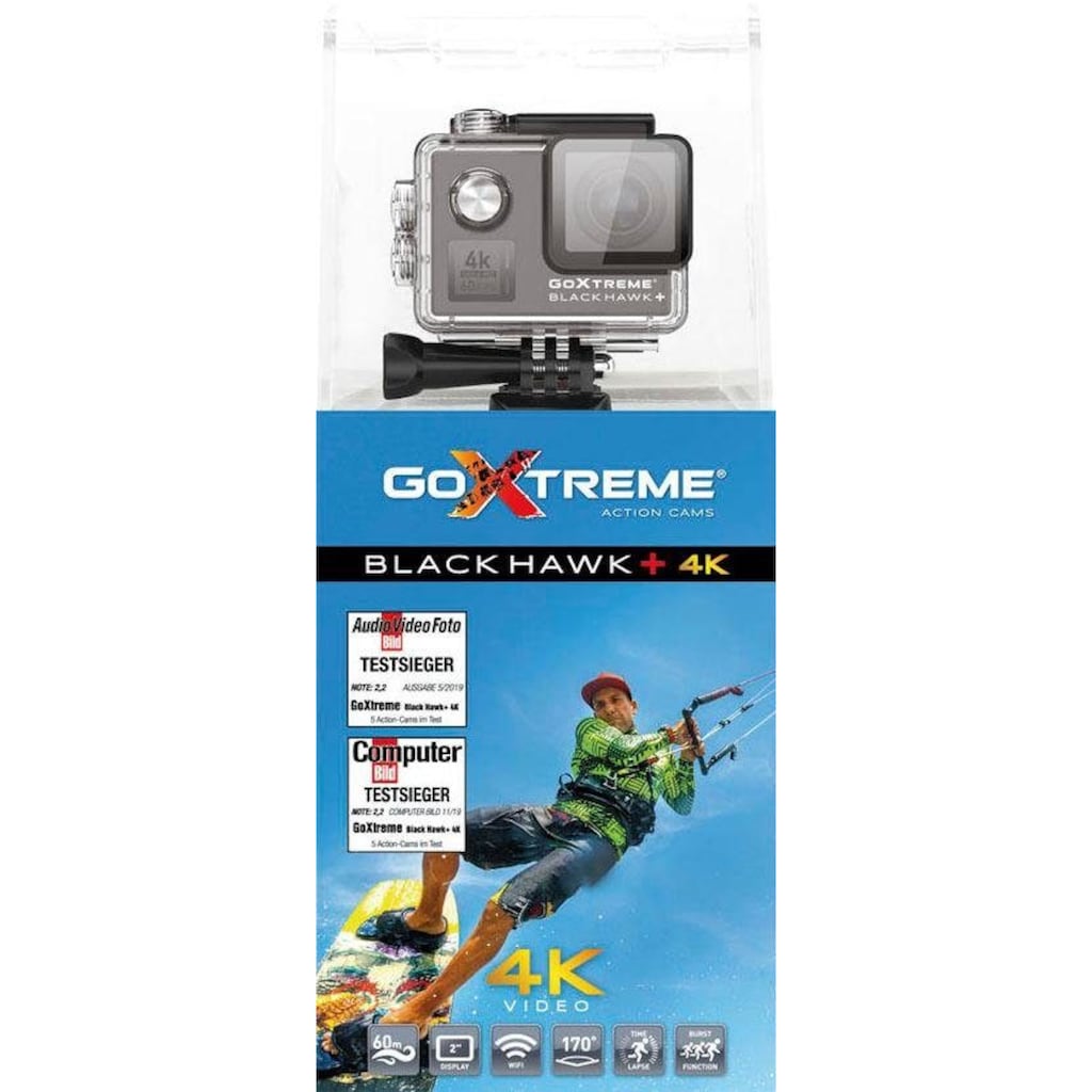 GoXtreme Camcorder »Black Hawk 4K + Ultra HD«, 4K Ultra HD, WLAN (Wi-Fi)