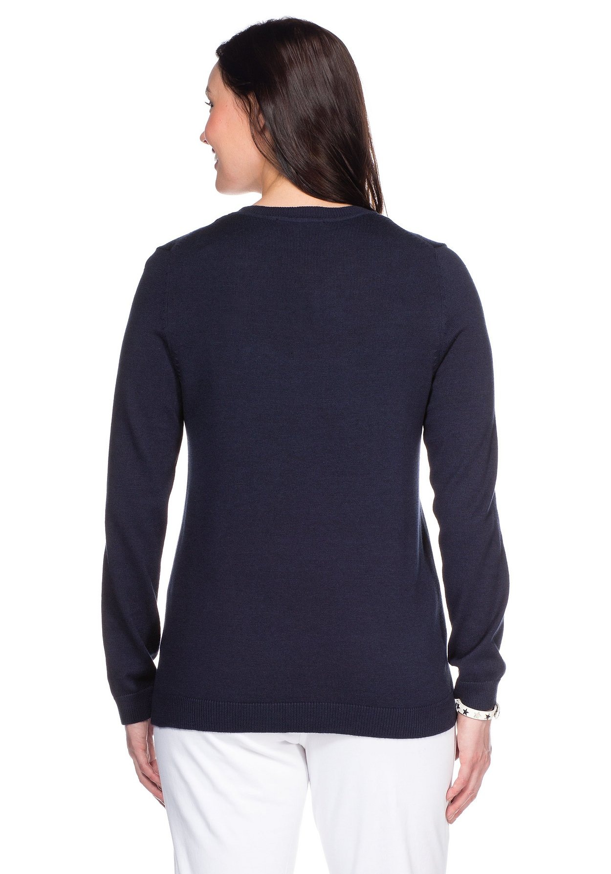 Sheego Rundhalspullover »Pullover«