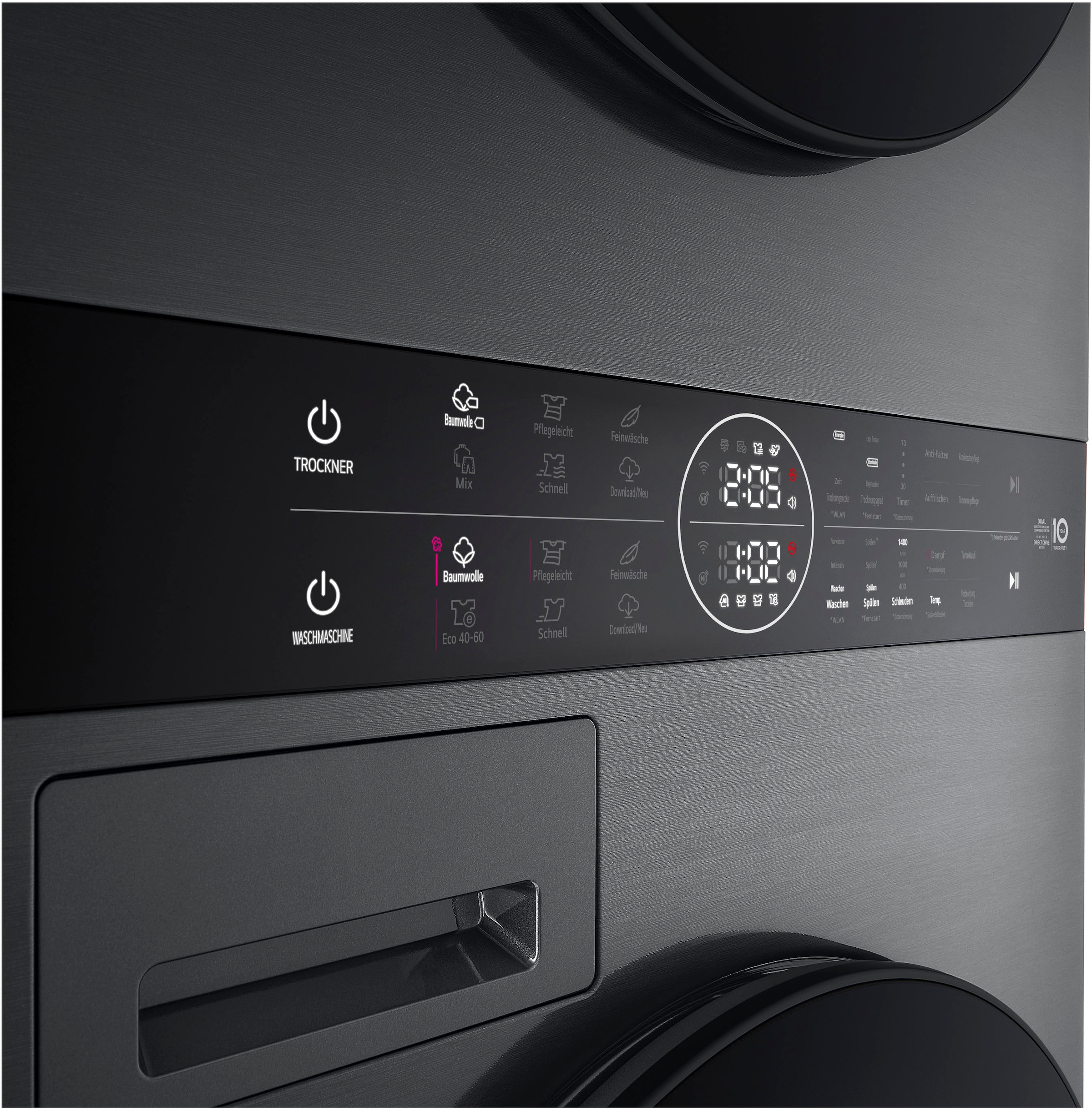 LG Waschtrockner »WT1210BBF« 62 dB(A) Smart Diagnosis®