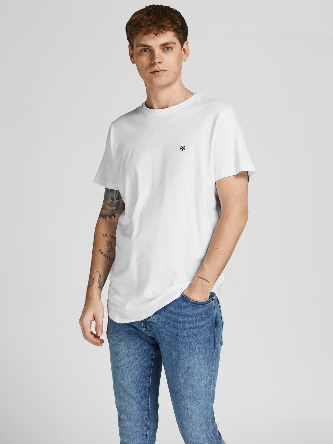 Jack & Jones Rundhalsshirt »JPRBLABRODY TEE SS CREW NECK 5PK MP«, (Packung, 5 tlg., 5er-Pack)