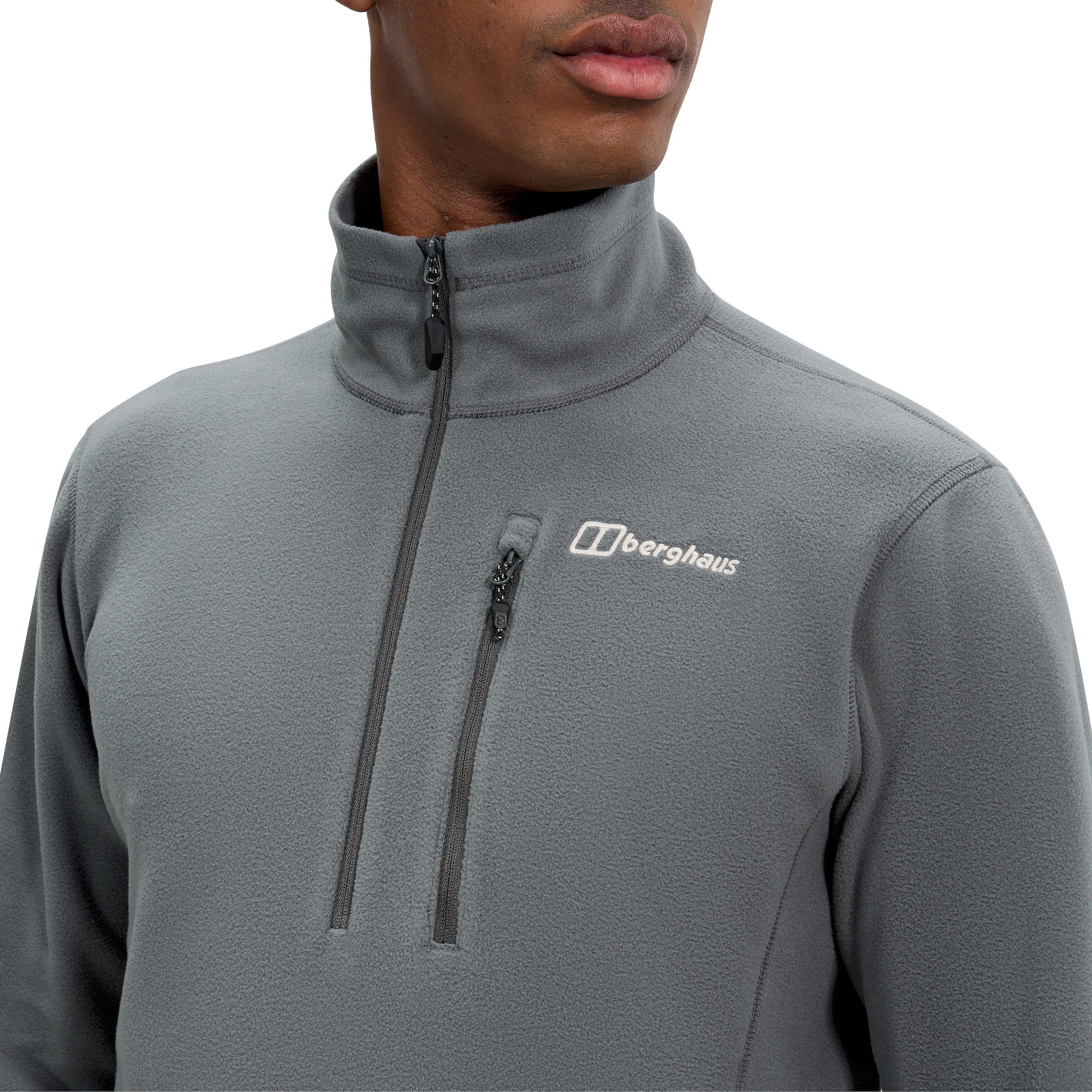 Berghaus Strickfleece-Pullover aus Polyester, mit Half-Zip, aus Polartec® Classic Microfleece