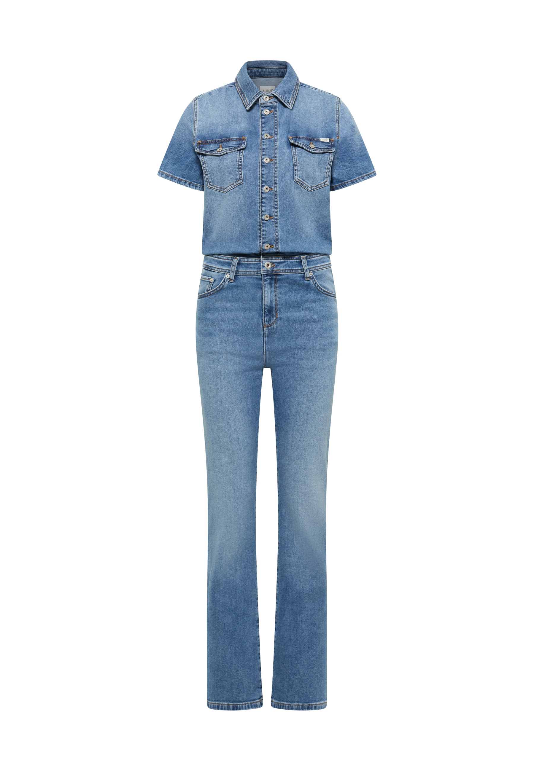 MUSTANG Overall »Damen Style Kimmy Flared Jumpsuit«