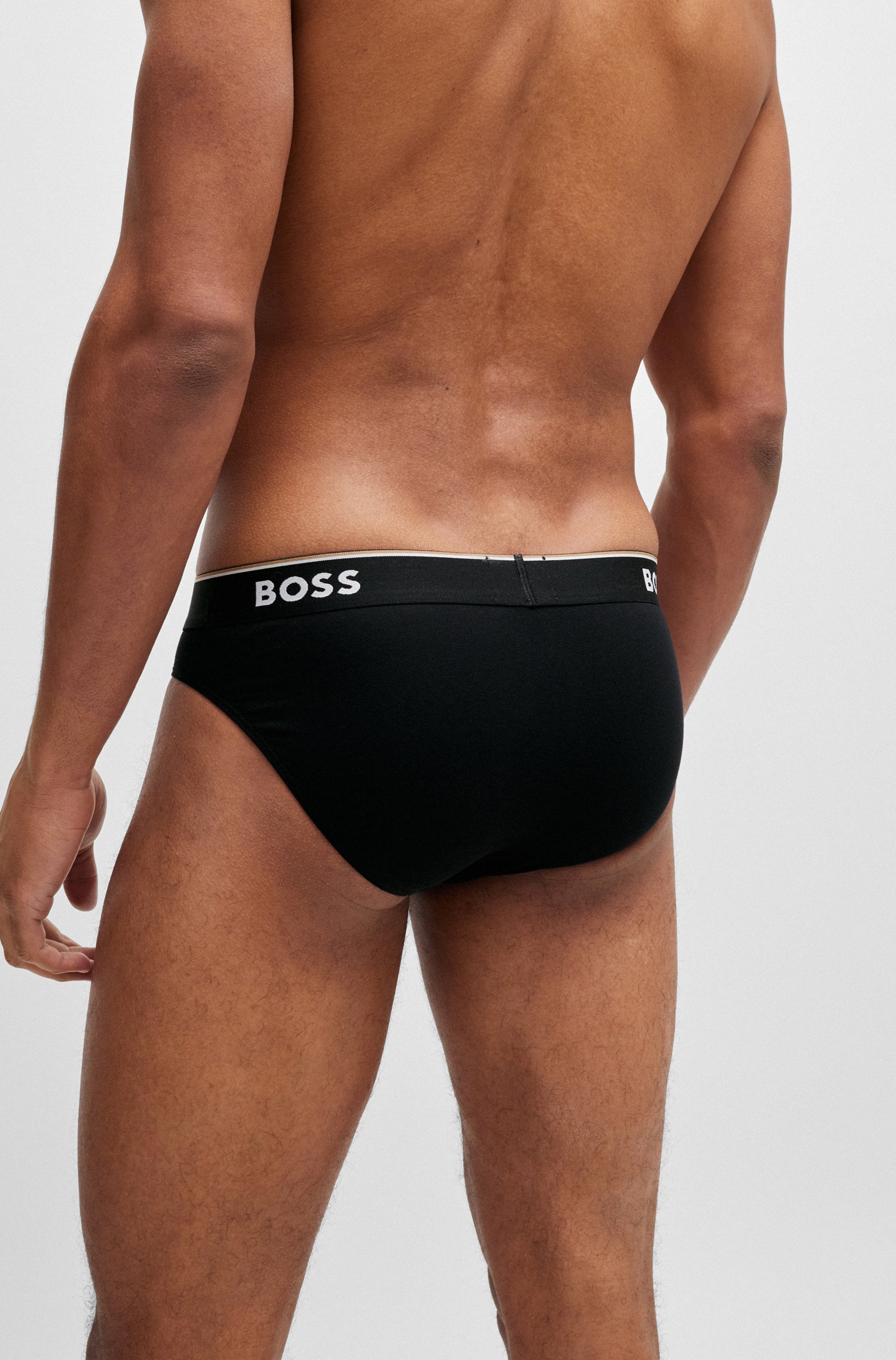 BOSS Slip, (Packung, 3er-Pack), mit Logo Webbund