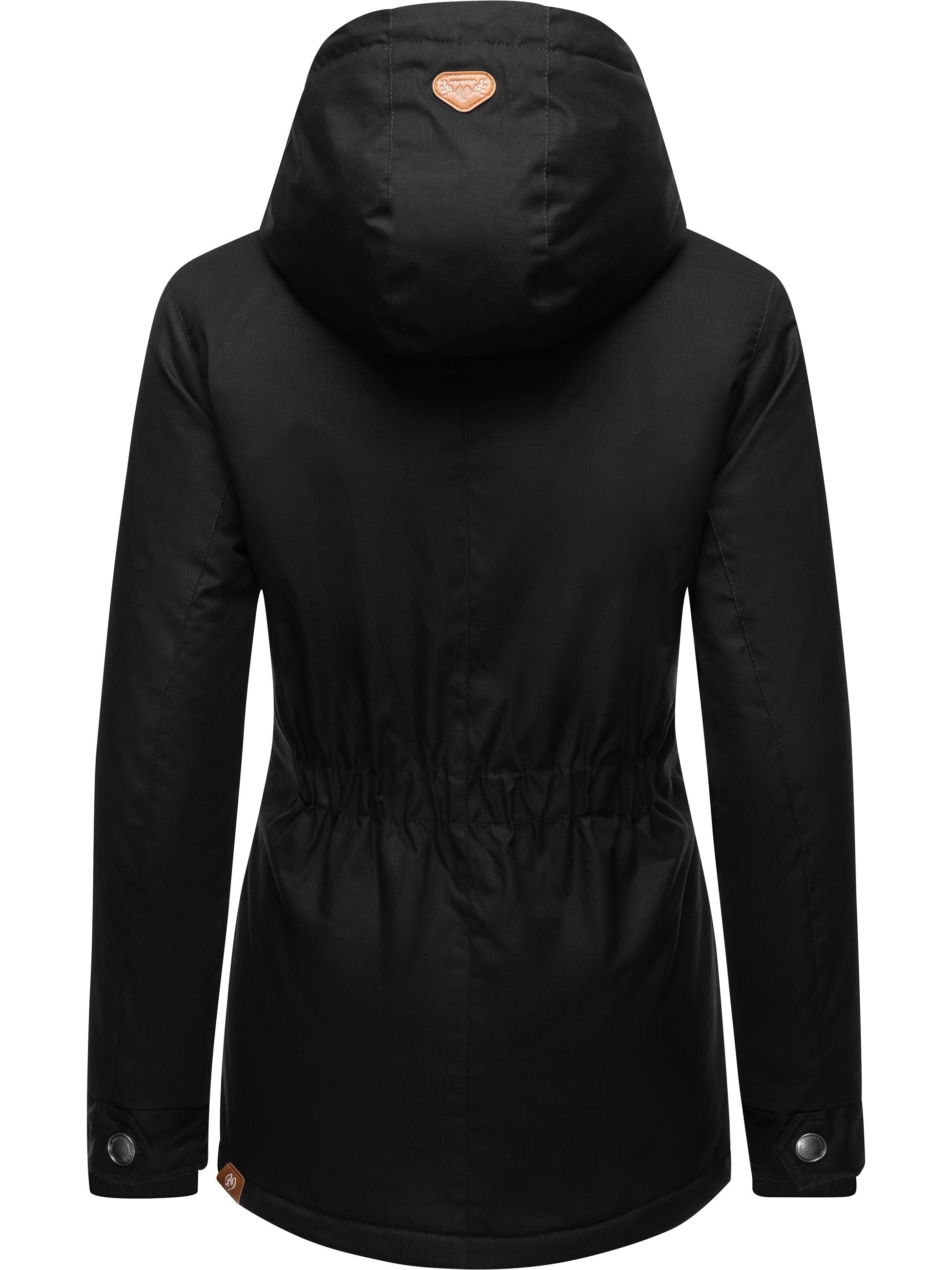 Ragwear Winterjacke »Winterjacke Monade«, mit Kapuze, Damen Winterparka mit Kapuze und m. Fleece gefüttert