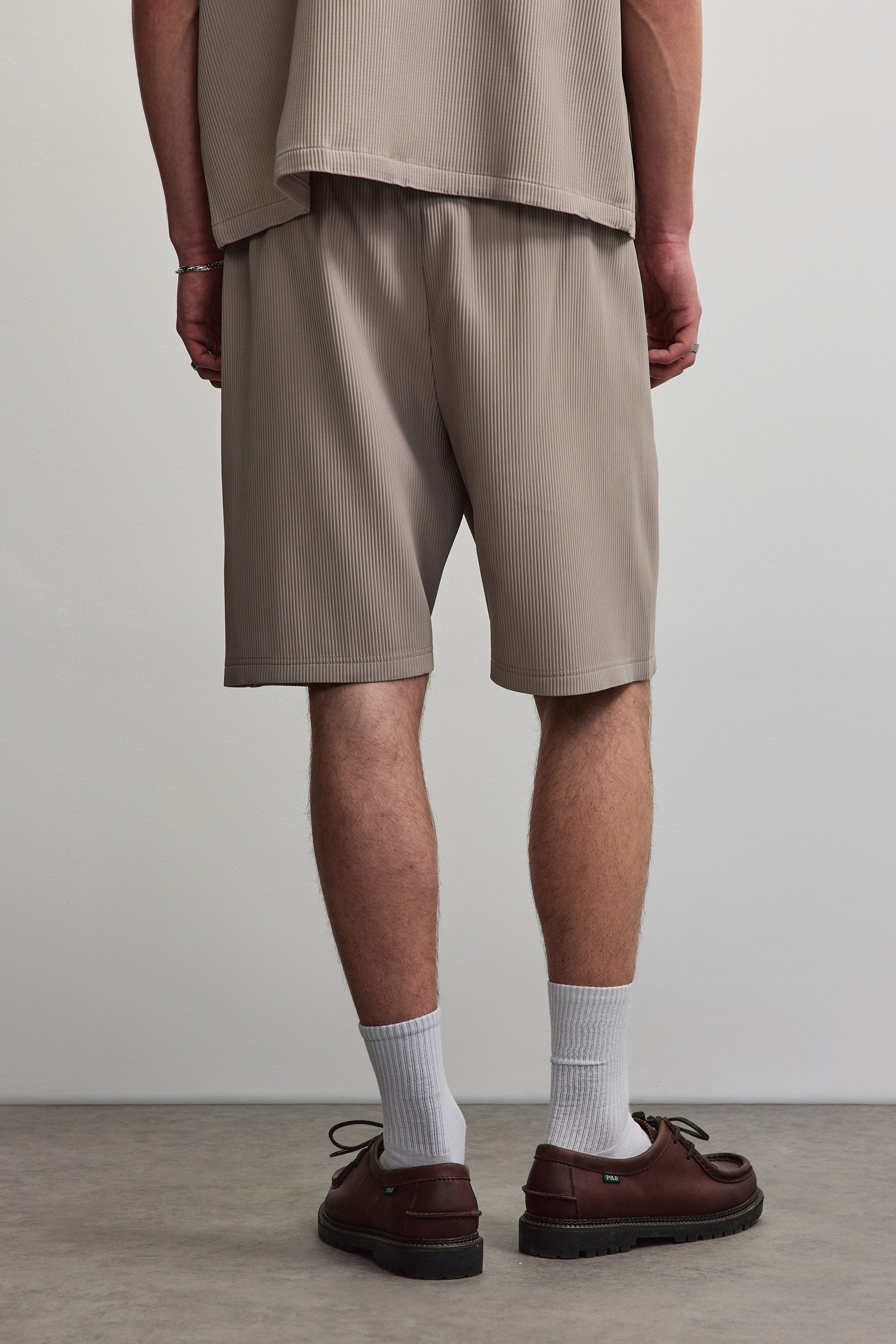 PEGADOR Shorts »TROY PLISSEE SHORTS«  Baumwollmischung, regular fit