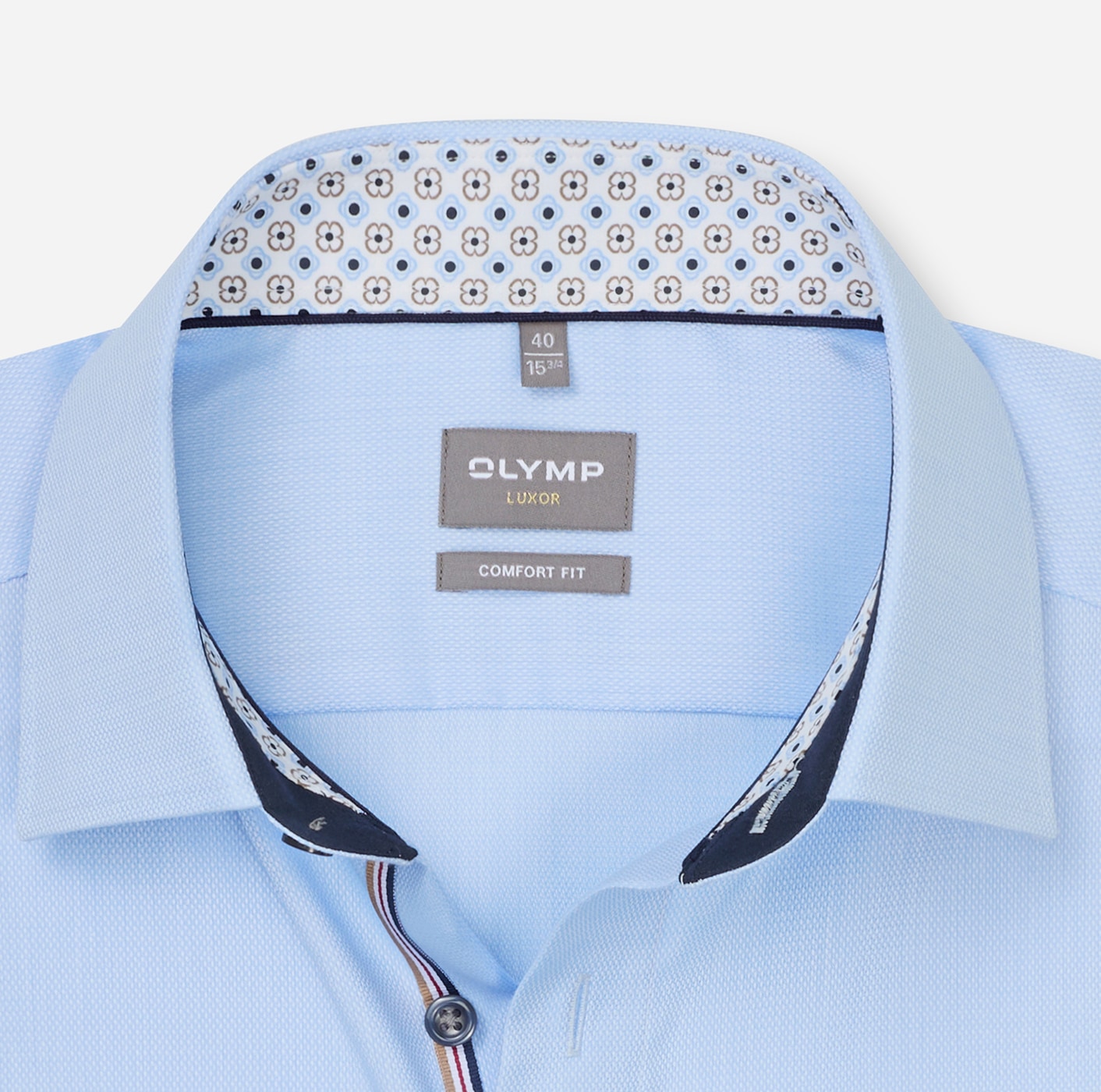 OLYMP Langarmhemd »Luxor« Businesshemd, comfort fit, New-Kentkragen