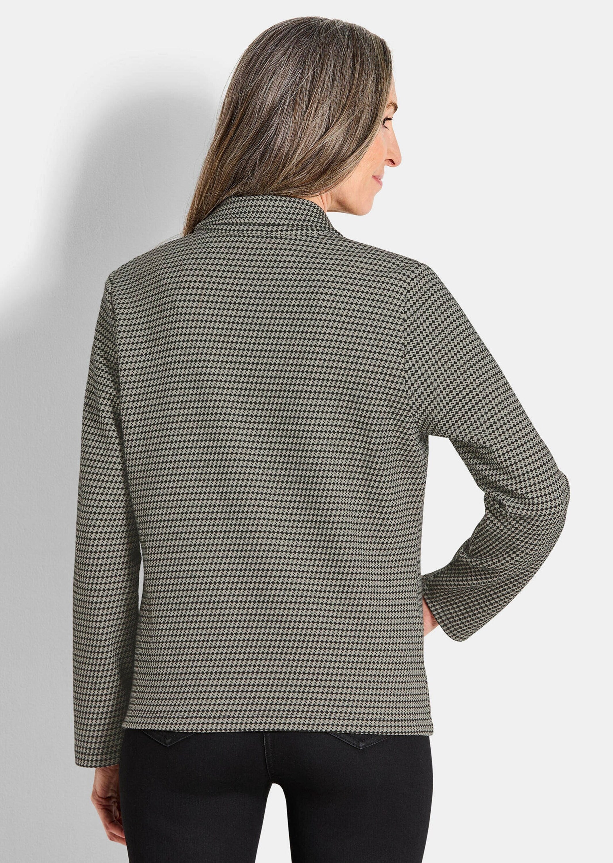 GOLDNER Sommerjacke »Lässige Baumwolljacke, Pepitamuster«