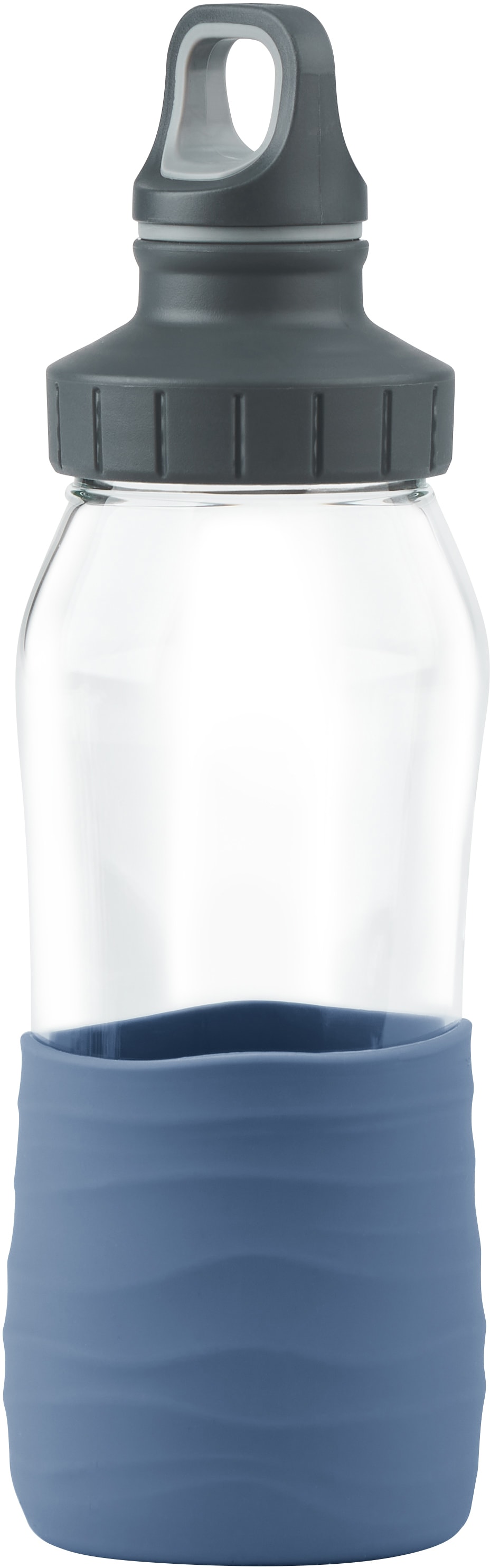 Emsa Trinkflasche »Drink2Go«, (1 tlg.), Schraubverschluss, dicht/hygienisch/rein, Silikonmanschette, 500 ml
