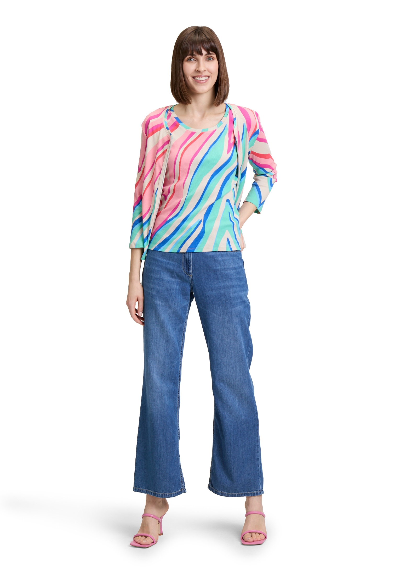 Betty Barclay T-Shirt »Basic Shirt mit Rippenstruktur«