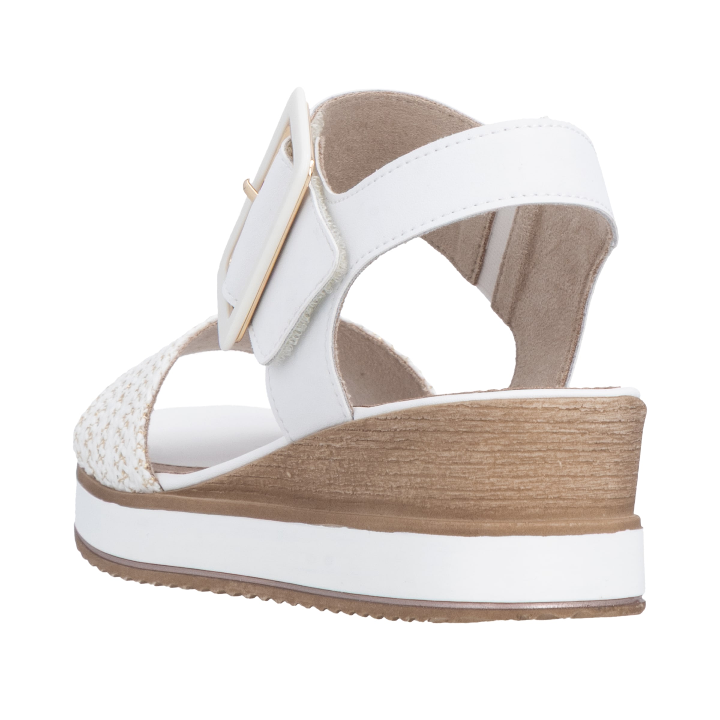 Remonte Sandalette »ELLE-Collection«  Sommerschuh, Sandale, Bequemschuh mit Klett unter der Zierschnalle