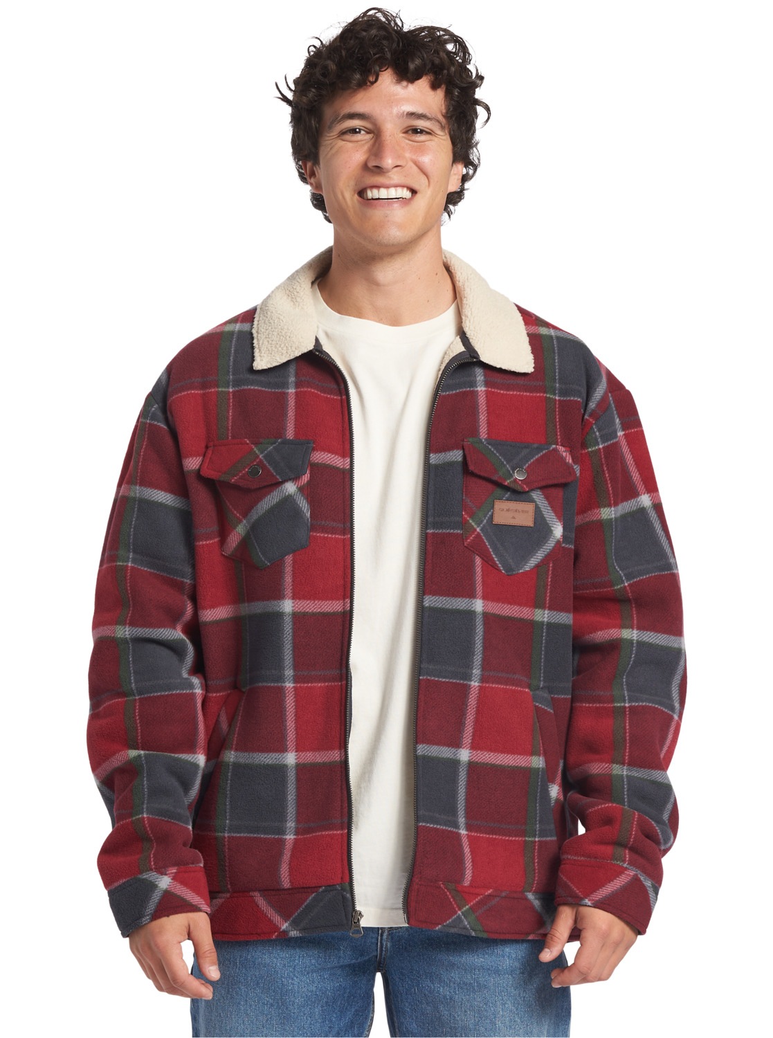 Quiksilver Arbeitsjacke »Tolala« in rot, Größe XS