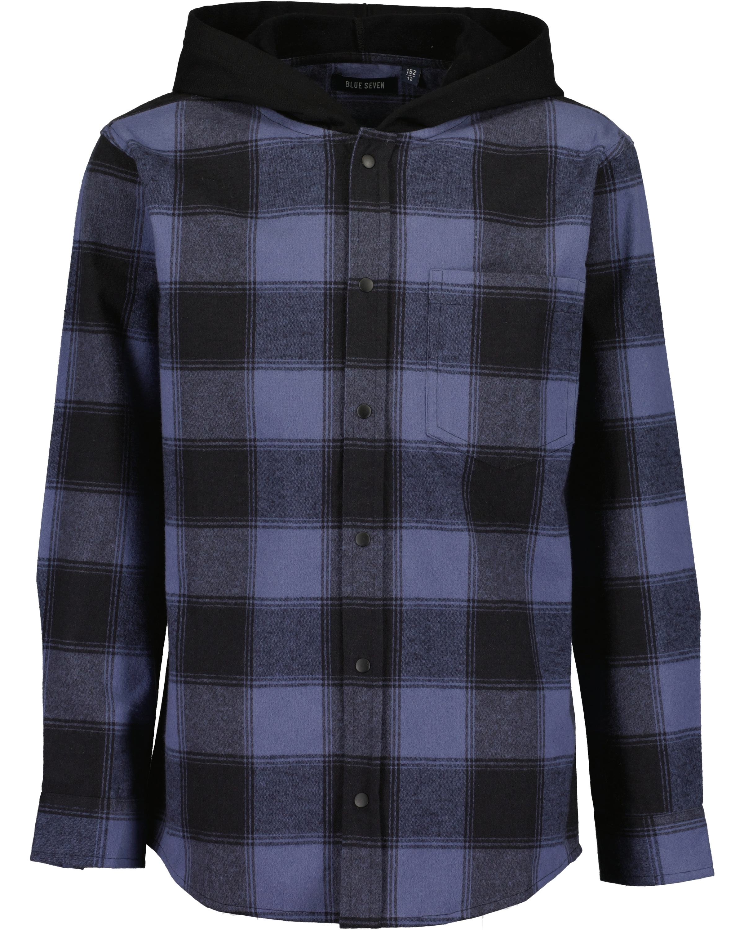 Blue Seven Langarmhemd »Flanell Hemd« in blau, Größe 164