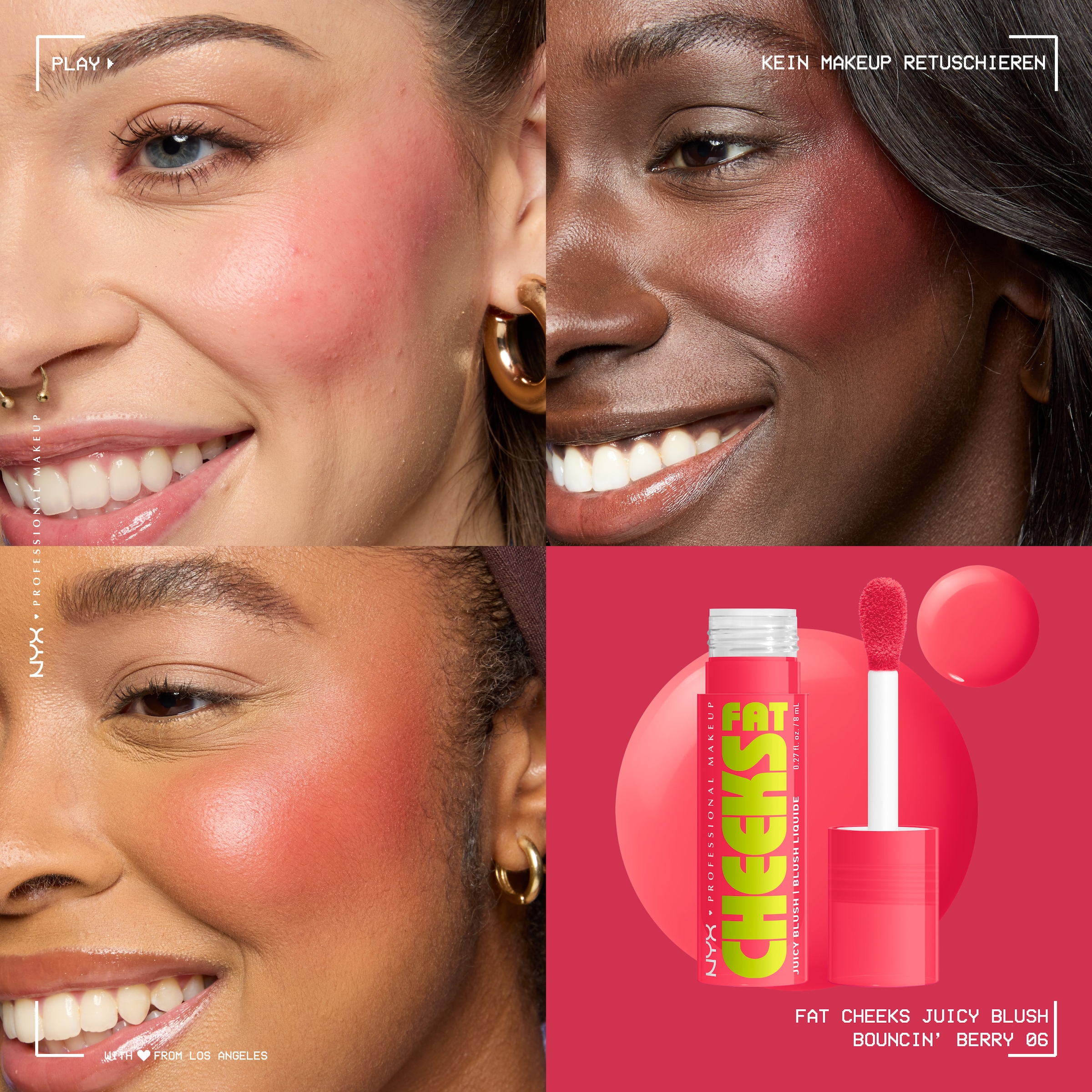 NYX Rouge »NYX Professional Makeup Fat Cheeks Blush«