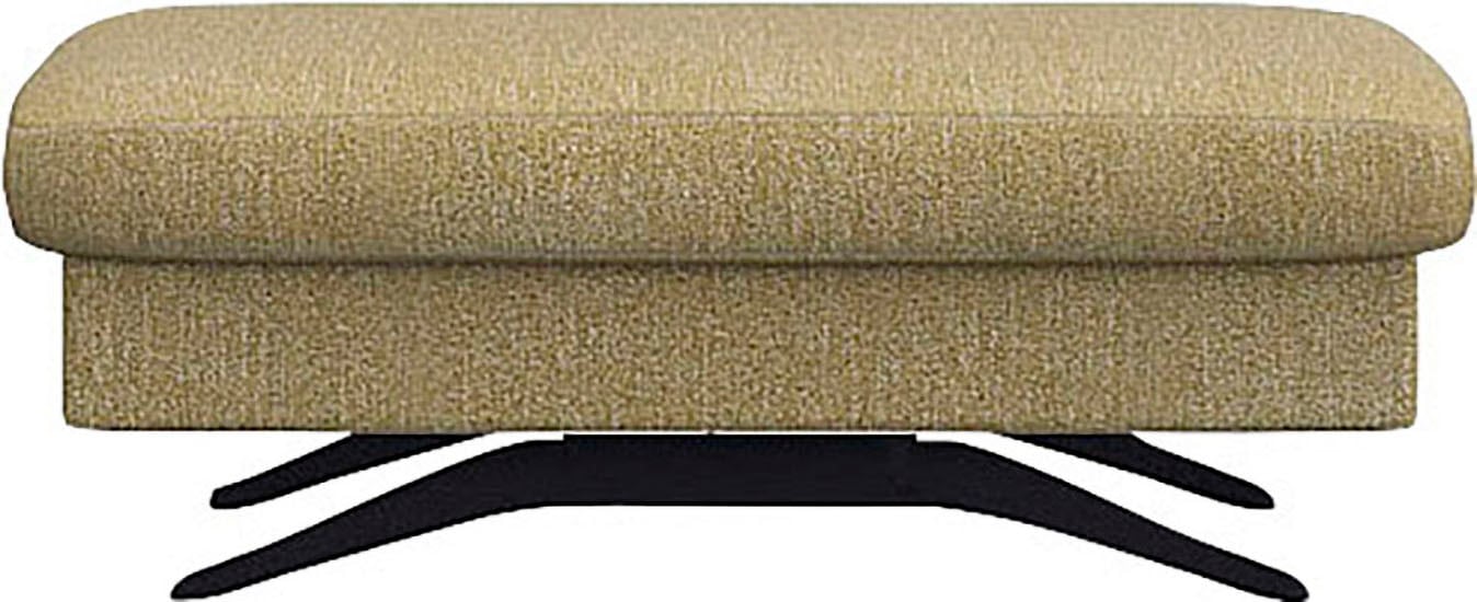 FLEXLUX Pouf »Glow Sitzhocker, Polsterhocker«, Hocker mit Stauraum, Fuß schwarz