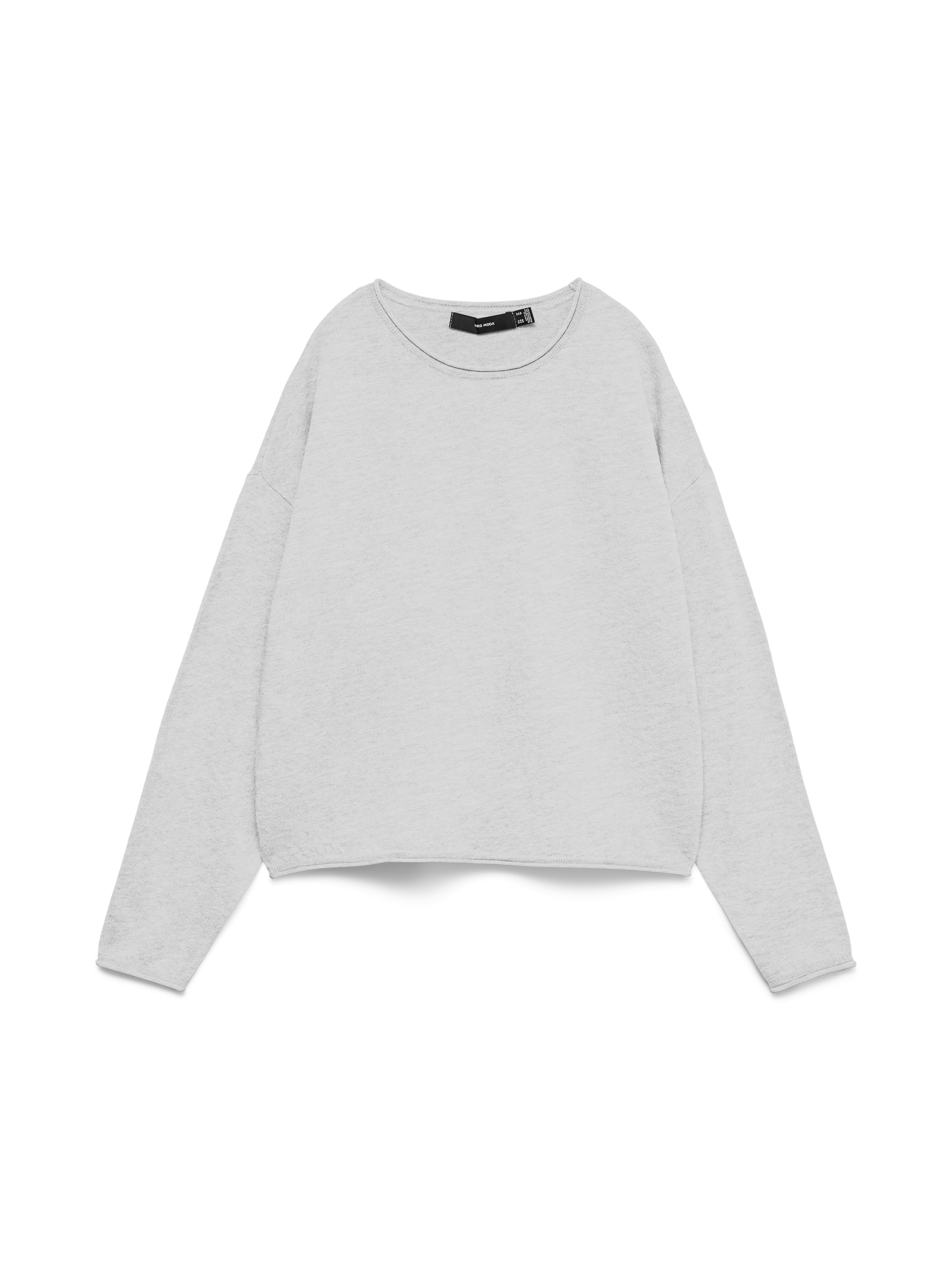 Vero Moda Strickpullover »VMEXCITING PLAIN LS O-NK ROLL PULLOV BOO«