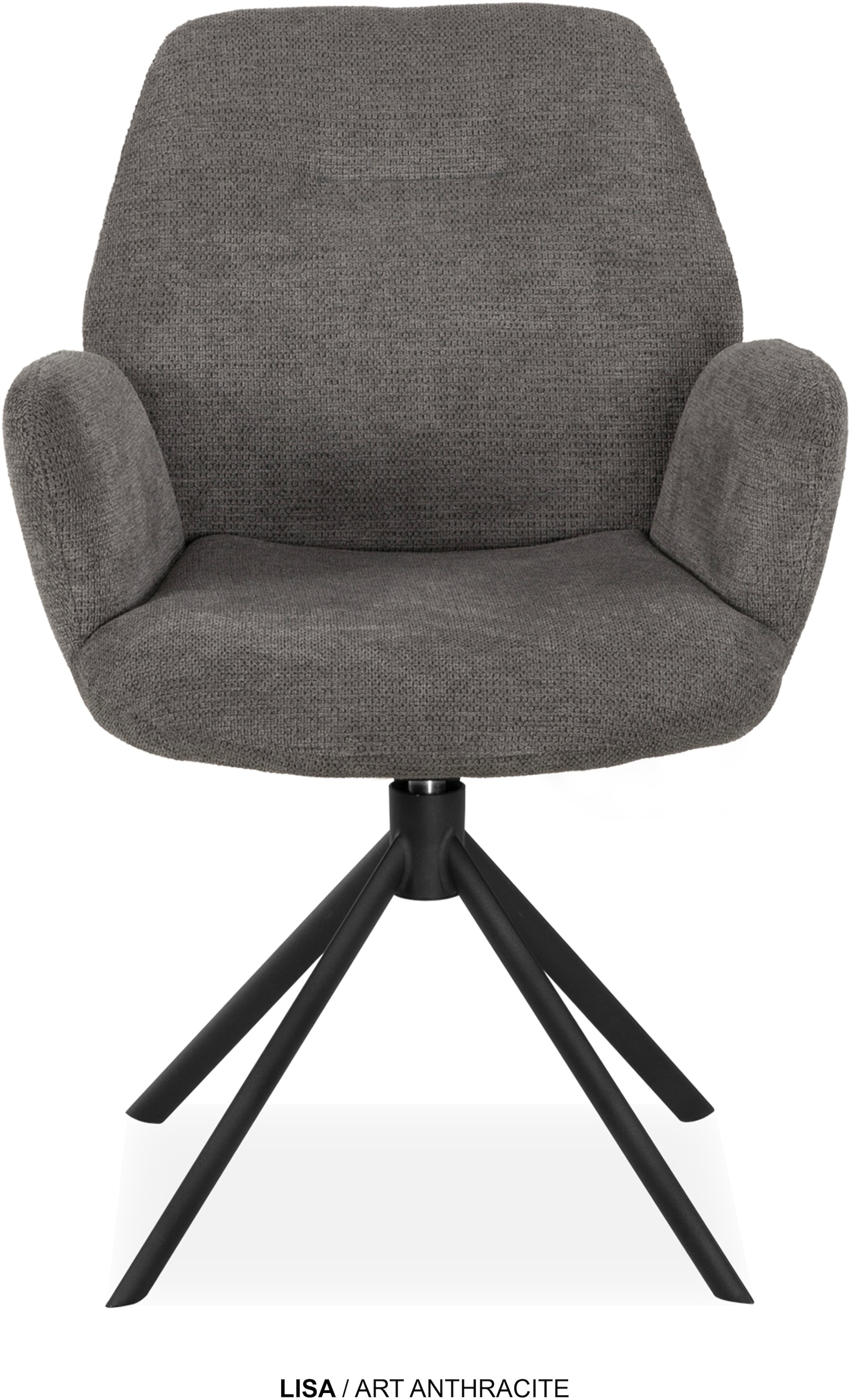 OMG Design Esszimmerstuhl »Lisa« (Set) 1 Stk.Drehstuhl mit auto-return, Armlehnenstuhl