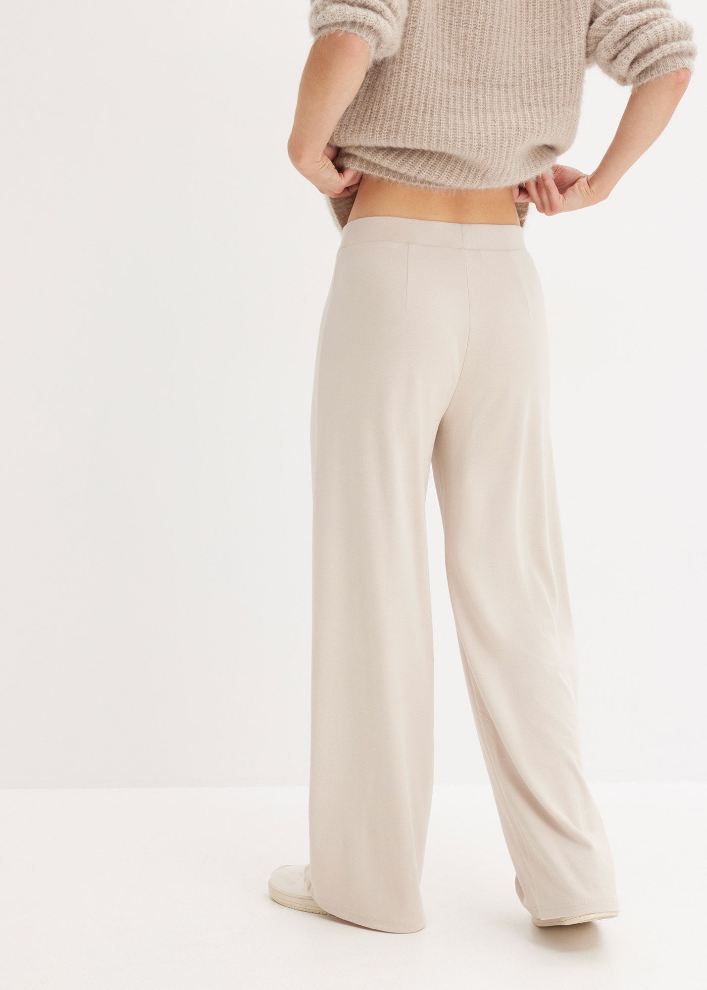 bonprix Jerseyhose »Jersey-Hose aus bequemen Punto di Roma«  Jersey-Hose aus bequemen Punto di Roma