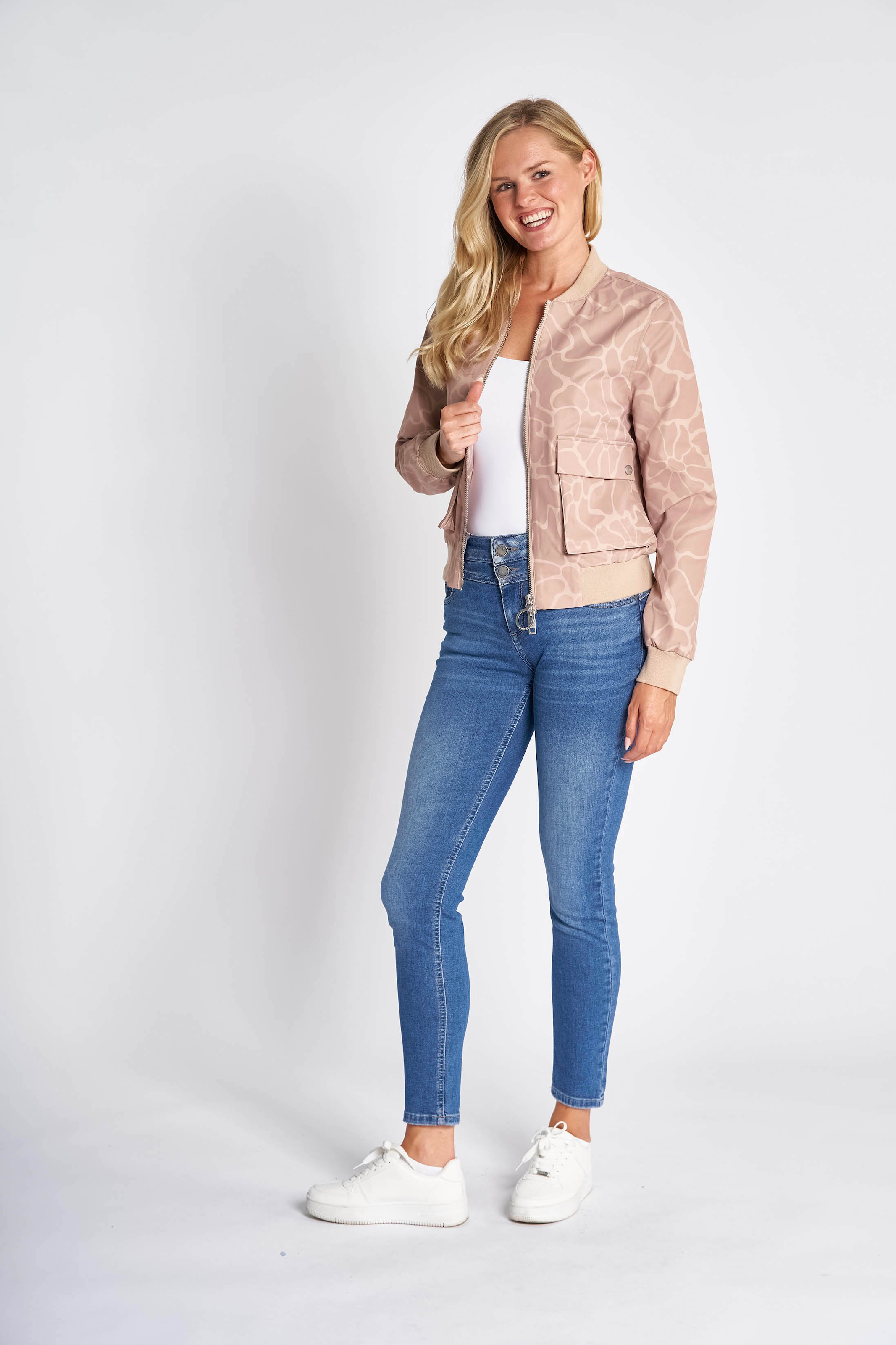 Zhrill Blouson, in Unifarbe