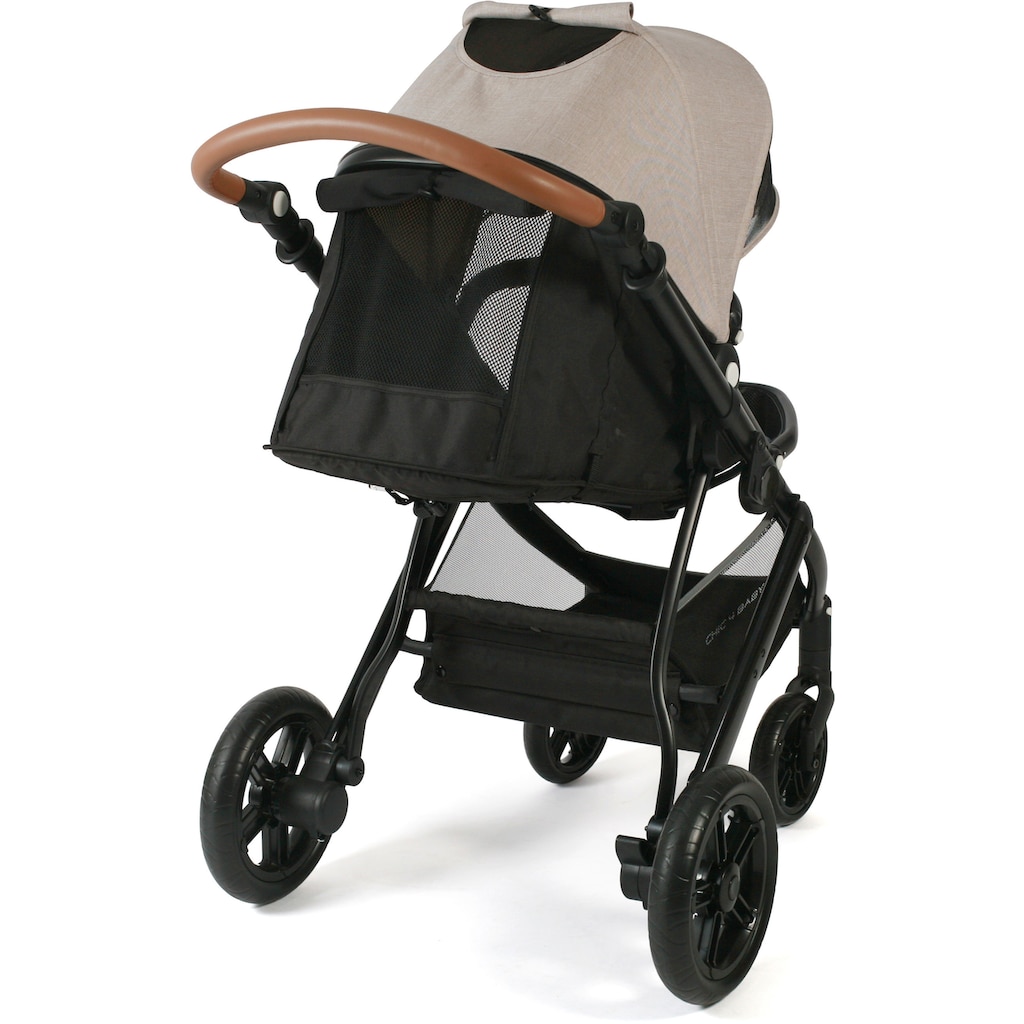 CHIC4BABY Kombi-Kinderwagen »Torre, Jeans Beige«, 15 kg, ; Kinderwagen