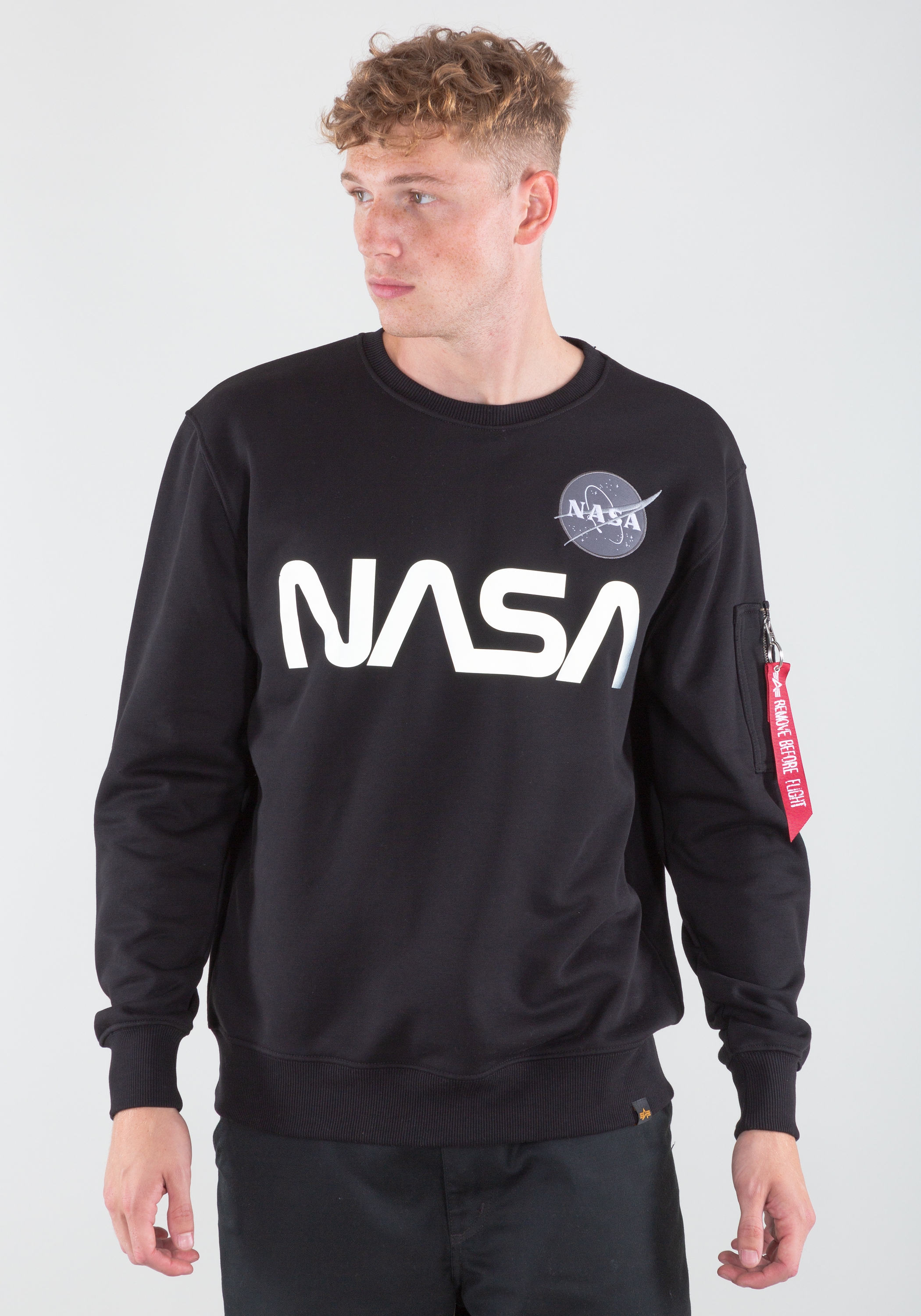 Alpha Industries Sweater »Alpha Industries Men - Sweatshirts NASA Reflective Sweater«