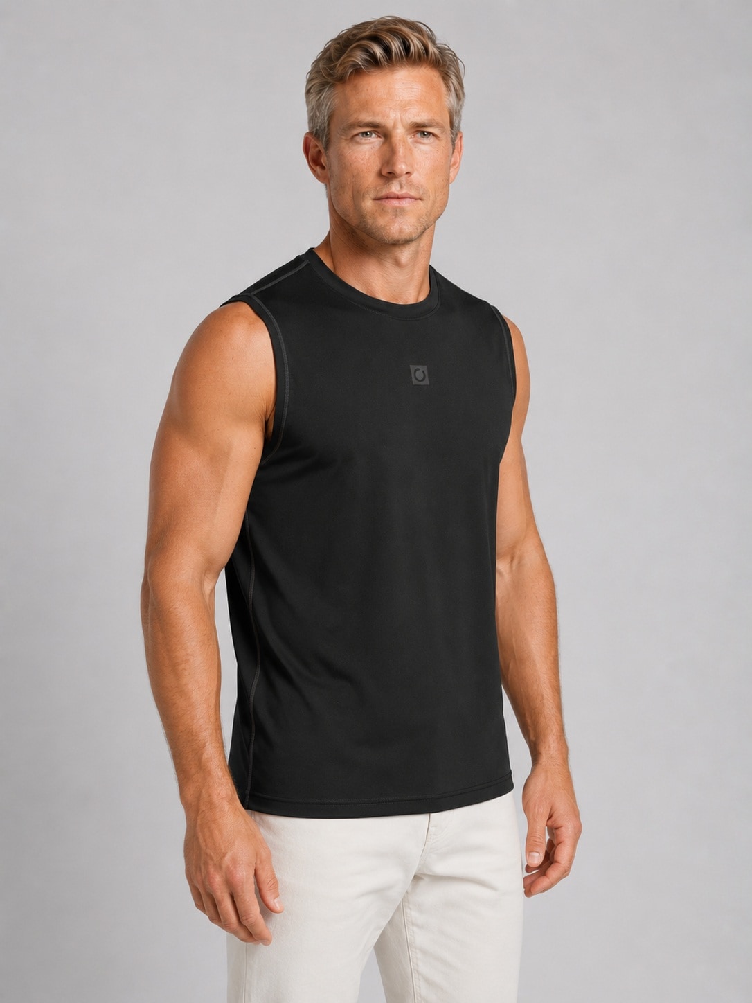 LPO Laufshirt »Michael Funktionstop II« Schnelltrocknend, eng sportlich, Halsblende