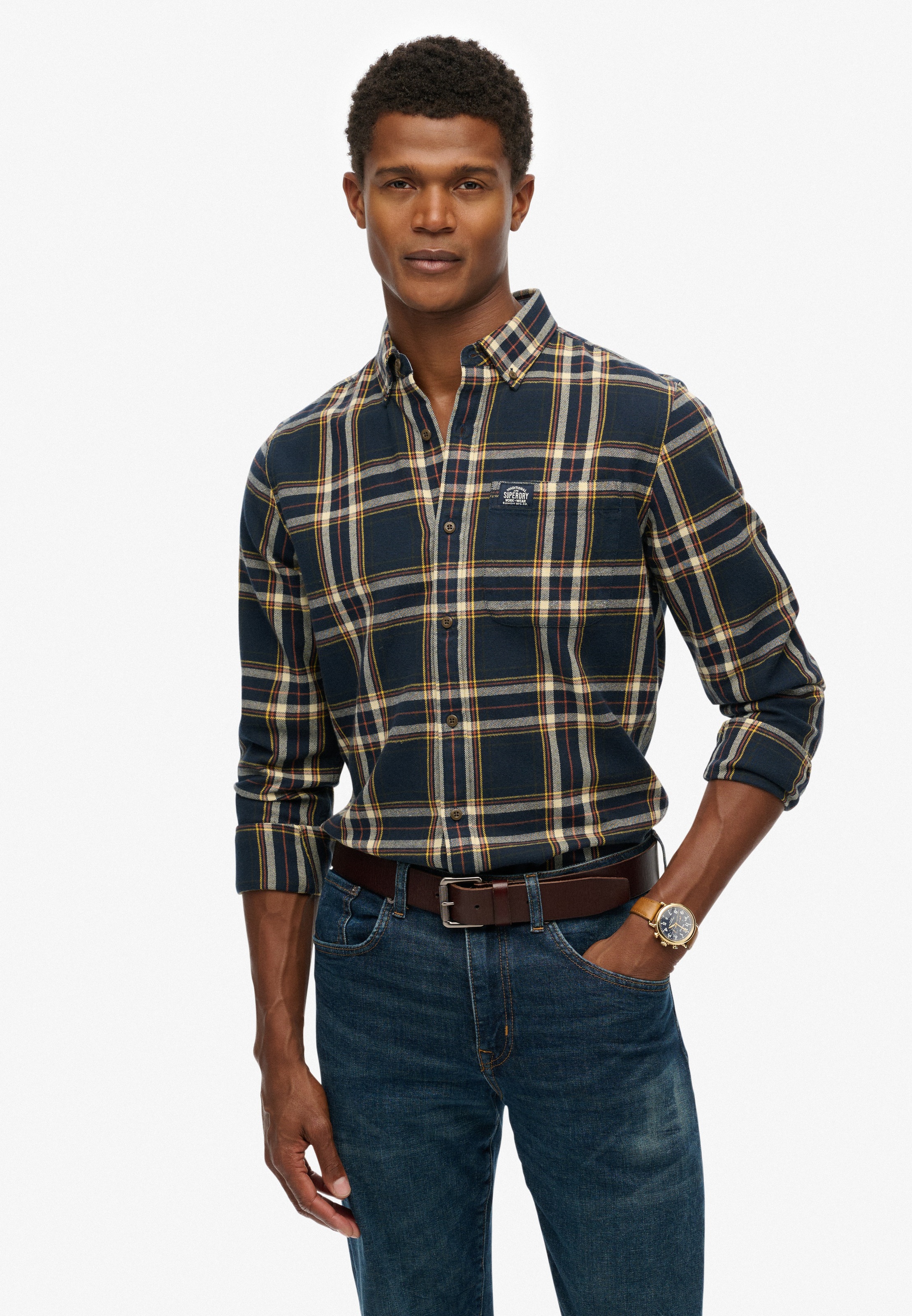 Superdry Langarmhemd »L/S COTTON LUMBERJACK SHIRT«, Größe 3XL