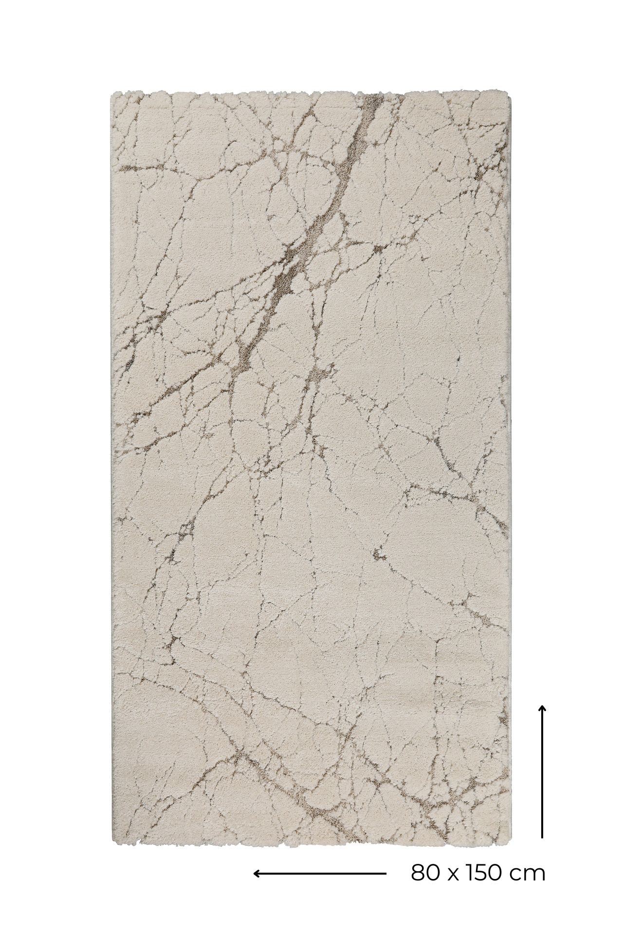 Wecon home Teppich »Linus« rechteckig 18 mm Höhe Gewebt, Hoch-Tief, pflegeleicht, Marmor Optik, Scandi, Wohnzimmer