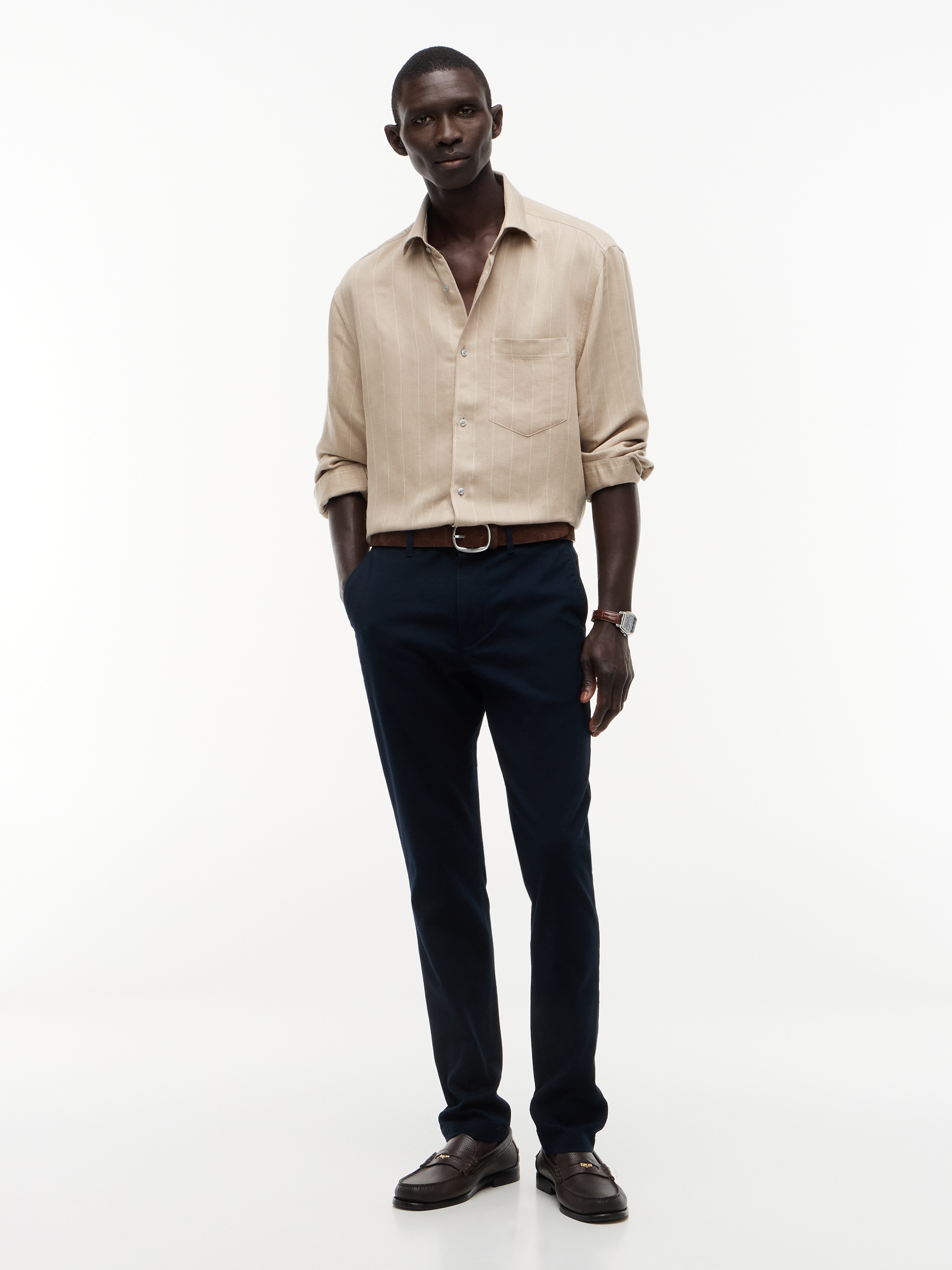 Tommy Hilfiger Chinohose »BLEECKER OPEN STRUCTURE«  aus Stretch-Baumwolle, Slim Fit