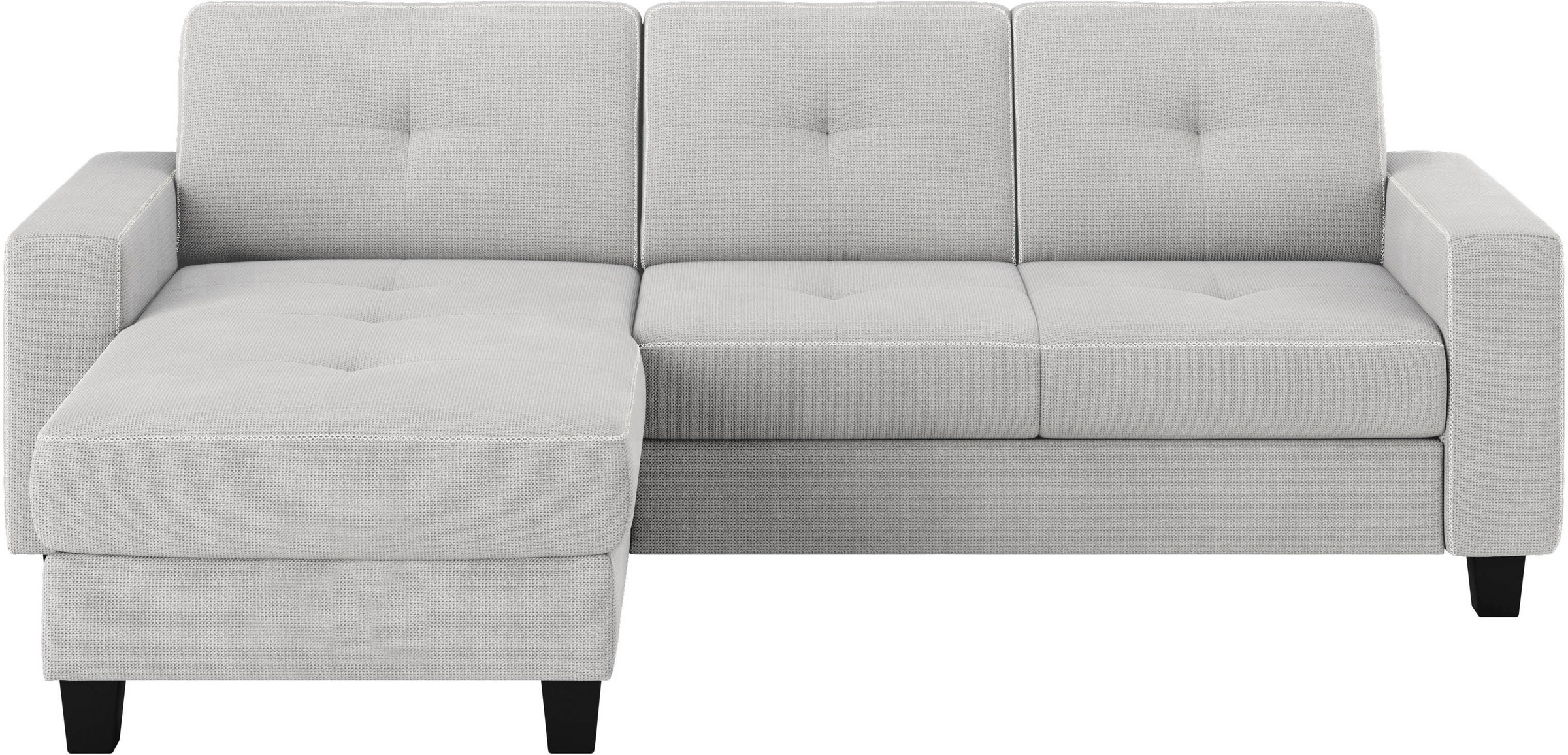 Places of Style Ecksofa »Varese«, wahlweise mit Bettfunktion und Bettkasten
