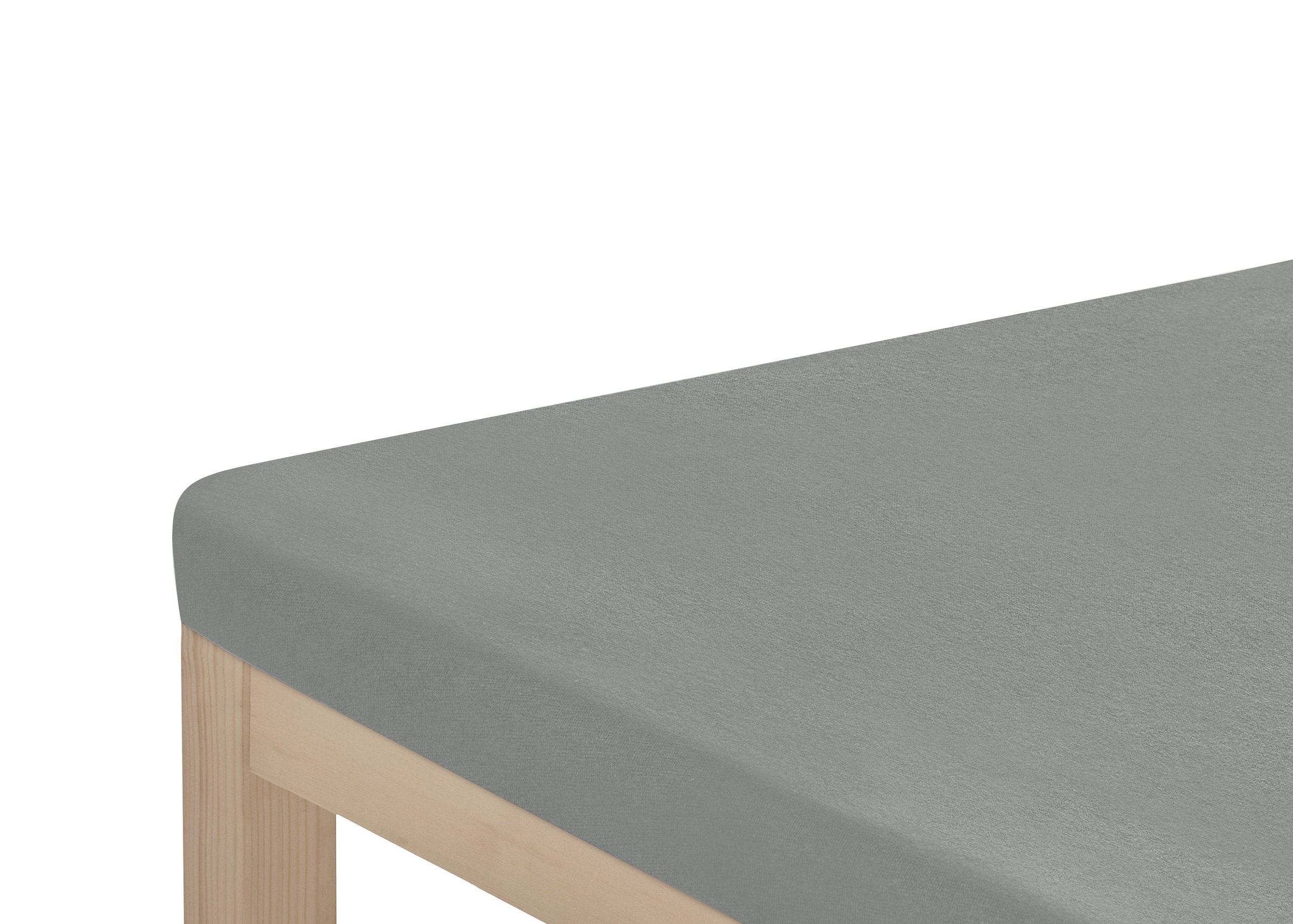OTTO home Spannbettlaken »Paprika Topper Basic, in Gr. 90x200, 140x200 oder 180x200 cm« Baumwolle, Matratzen bis 8 cm Höhe, Bettlaken, Spannbetttuch, Laken