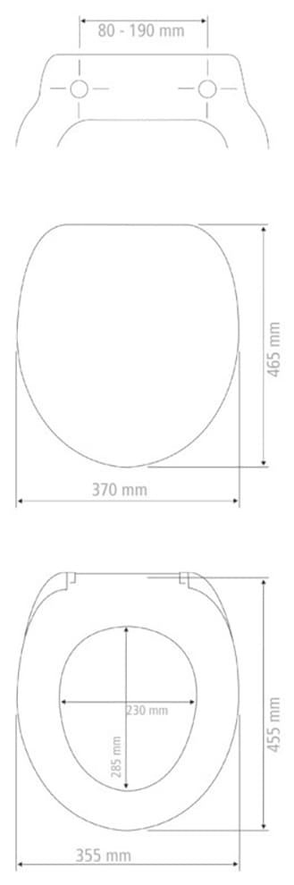 WENKO WC-Sitz »Exclusive Nr. 8«, (1 St.), aus Duroplast, mit Absenkautomatik