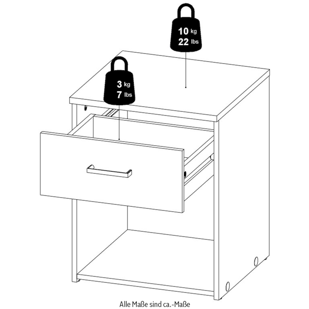 Home affaire Nachtkommode