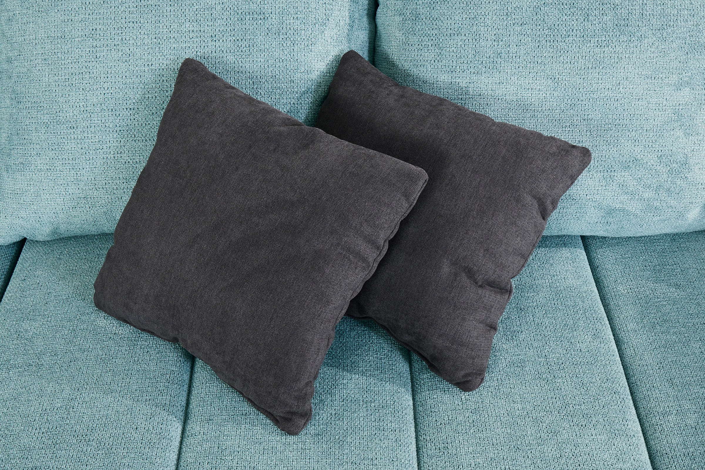 INOSIGN Ecksofa »Imola, elegant und modern, aktuelle Steppung im Sitz, bequem, L-Form«, frei im Raum stellbar, wahlweise mit Bettfunktion und Bettkasten
