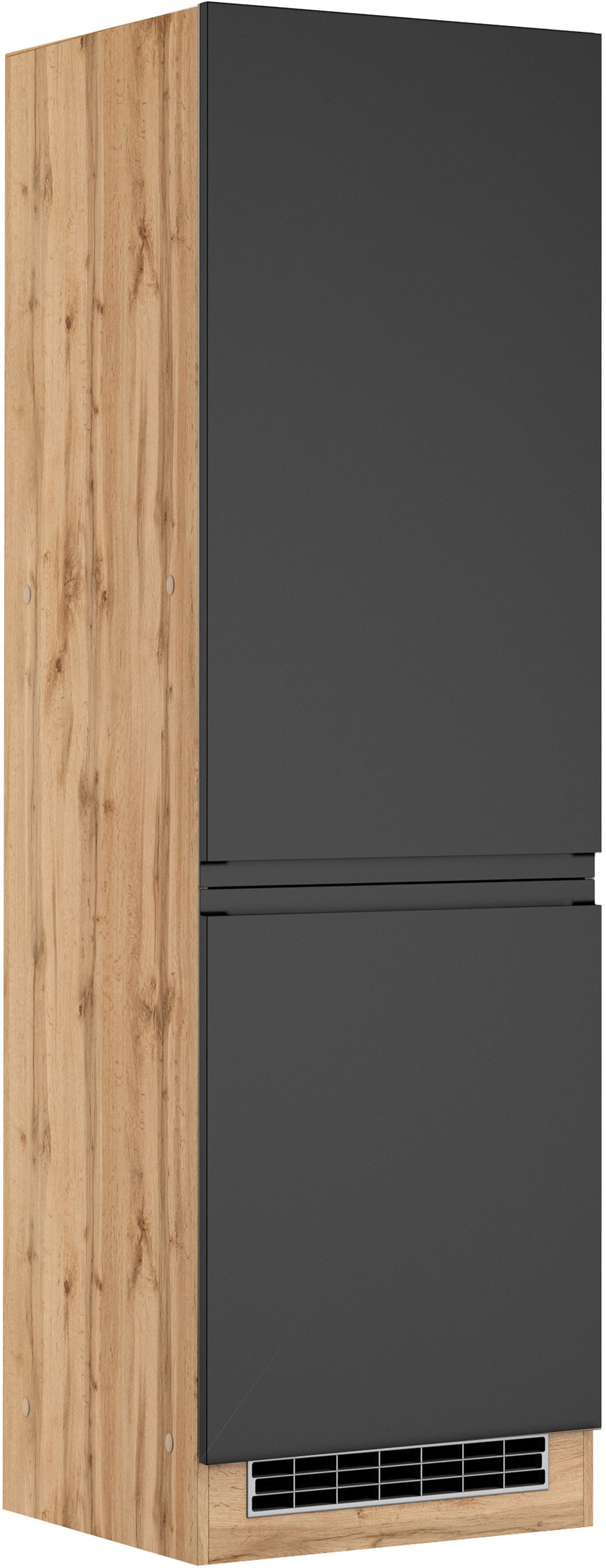 KOCHSTATION Kühlumbauschrank »KS-Virginia,neu in verbesserter Ausführung« Stauraum, Softclose,  Breite 60 cm, Höhe 200 cm, Nische für Kühlschrank B/H/T: 56/178/55 cm