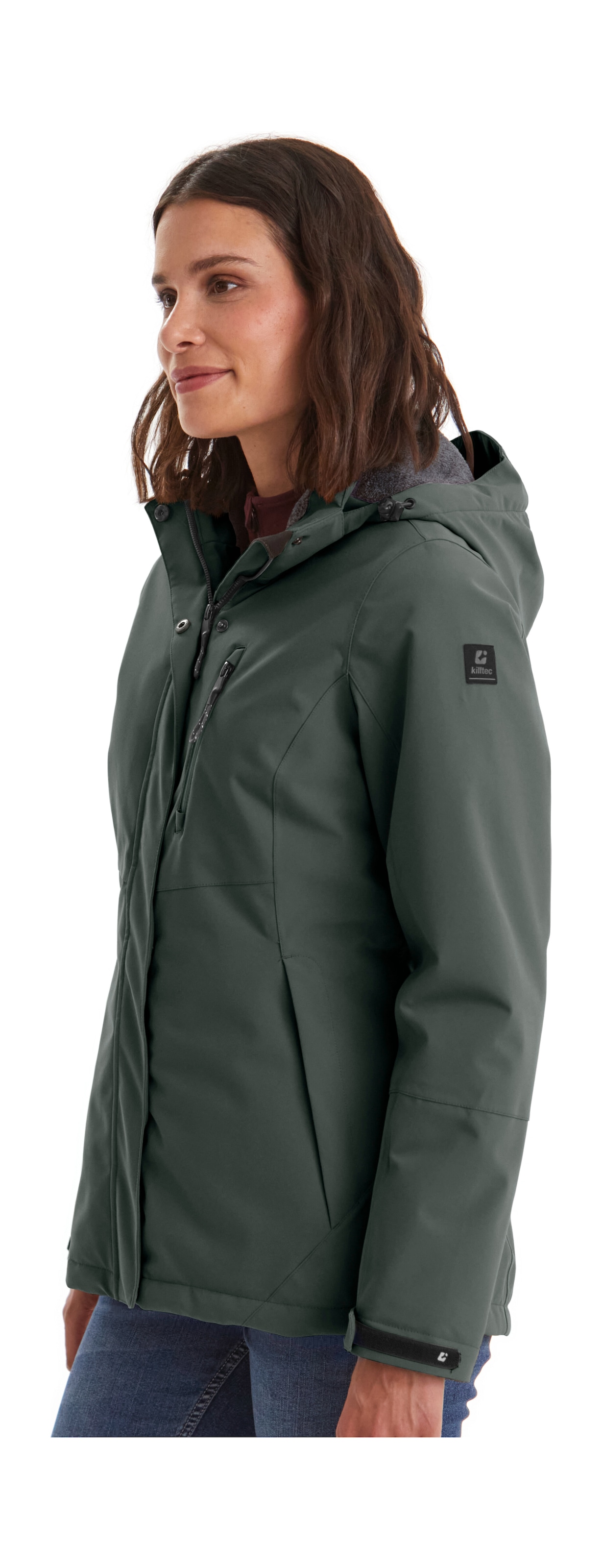 Killtec Outdoorjacke »KOW 140 WMN JCKT«, Wasserdichte Damenjacke, atmungsaktiv, abnehmbare Kapuze