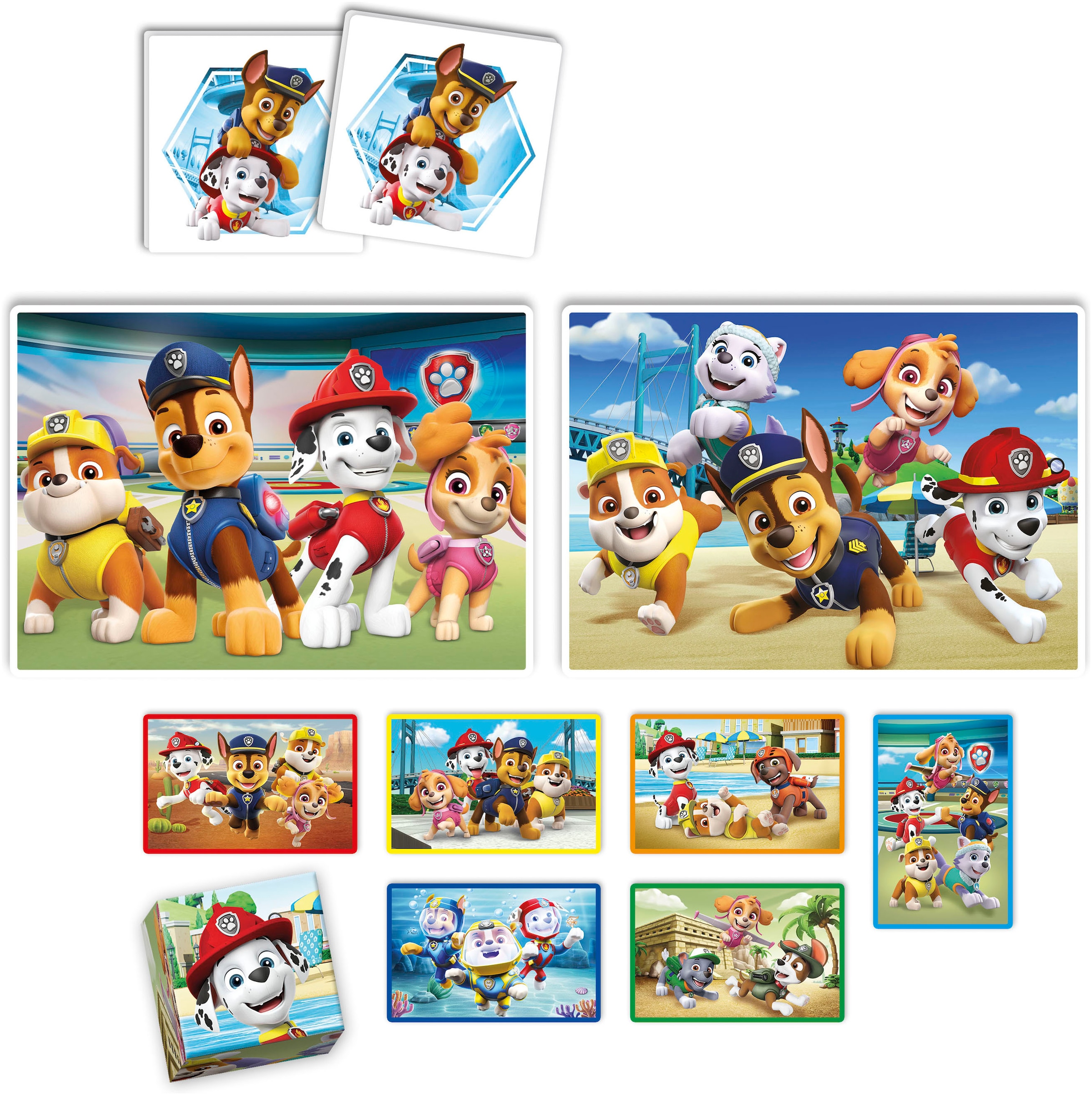 Clementoni® Puzzle »Edukit, 4n1, Paw Patrol«, Made in Europe