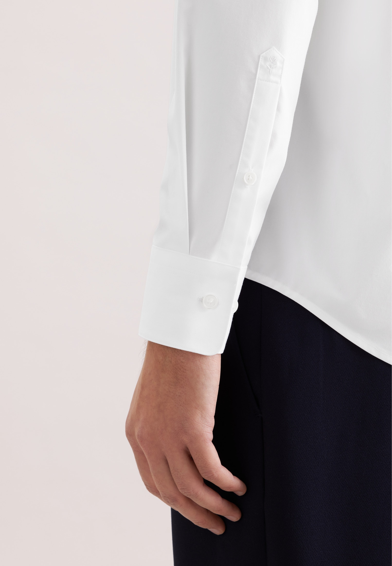 seidensticker Businesshemd »Schwarze Rose« Straight 1/1 Kentkragen Uni