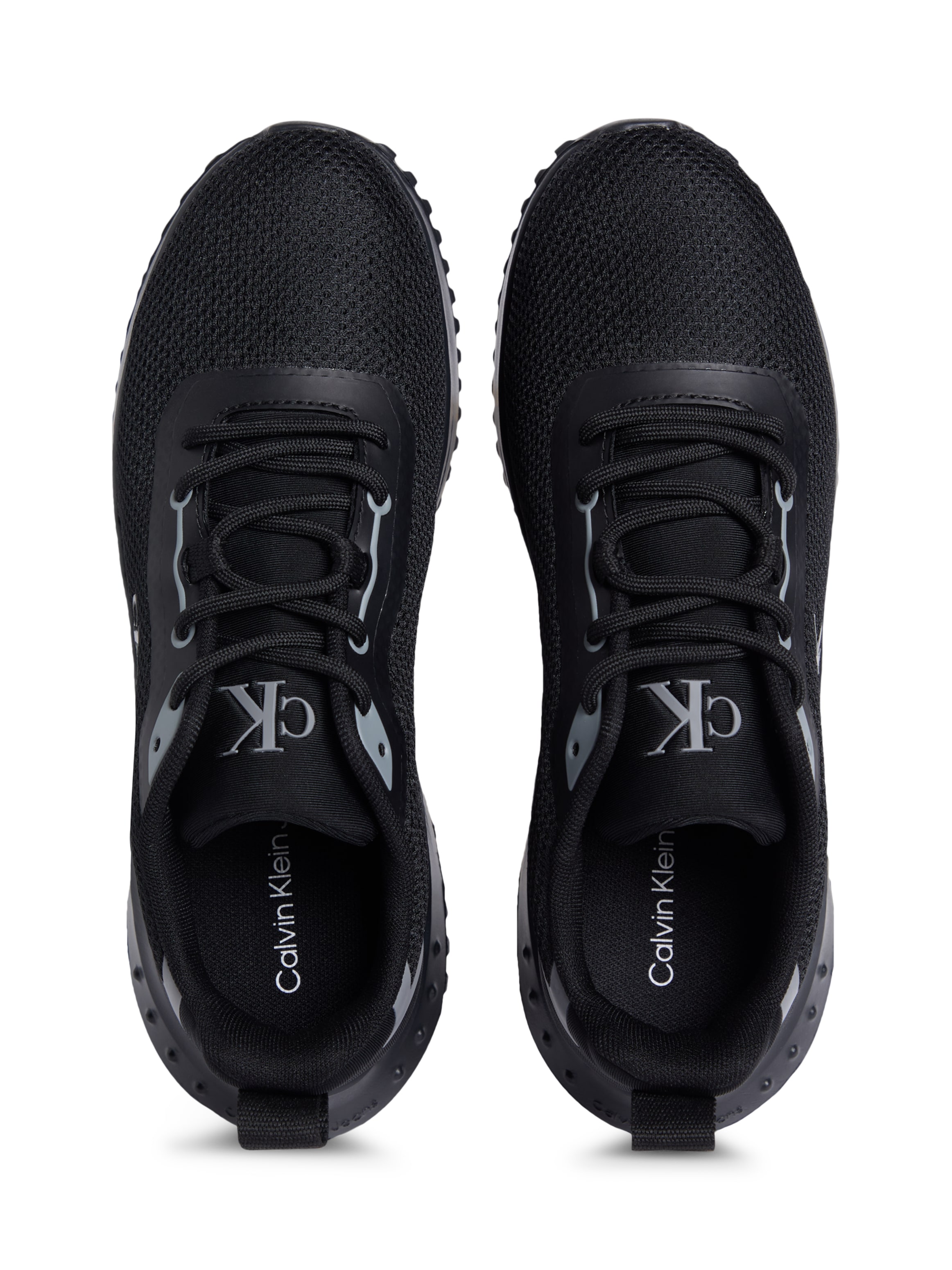 Calvin Klein Jeans Sneaker »EVA RUNNER L-UP MIX MESH LOGO CK«, Schnürschuh, Freizeitschuh, Halbschuh mit CK Logo an der Seite