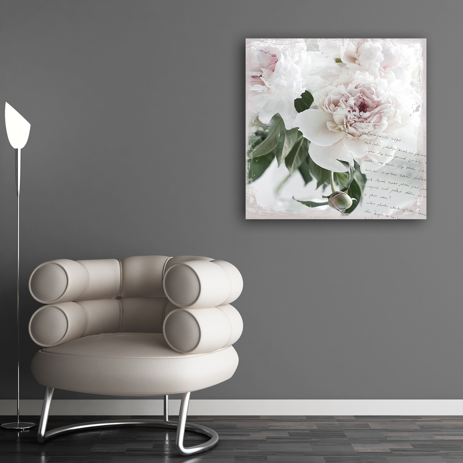 queence Acrylglasbild »Poesie&Rose«, 50x50 cm