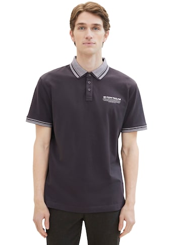 Poloshirt, mit Logo-Schriftzug auf der Brust