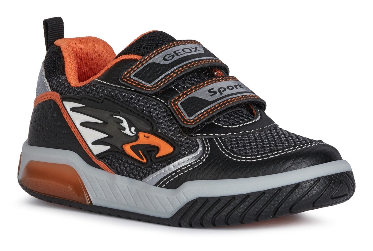 Geox Kids Klettschuh »Blinkschuh INEK BOY«, mit auffälliger Blinkfunktion